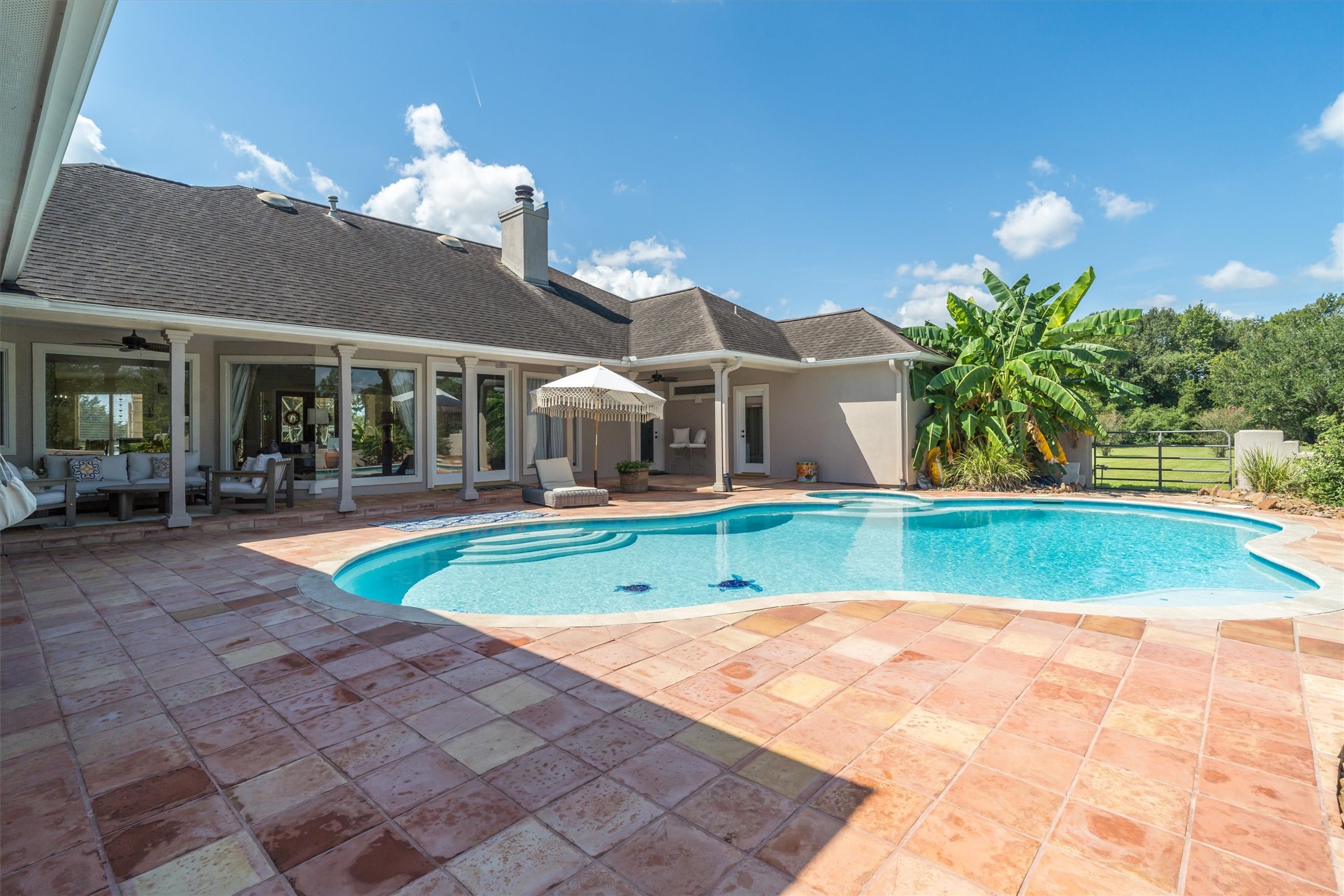 Sparkling pool/spa!