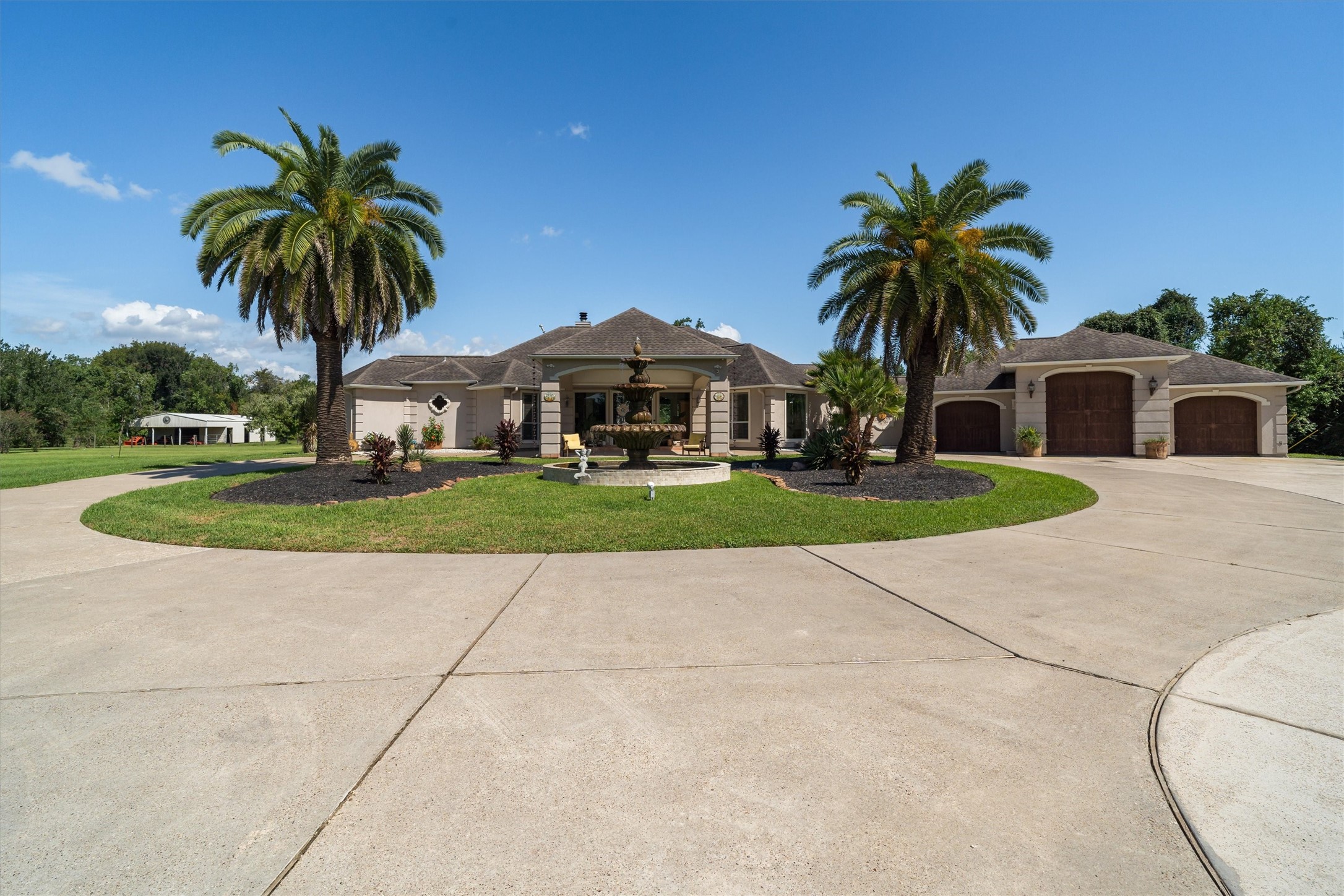 5 car garage with circle drive 5 car garage with circle drive