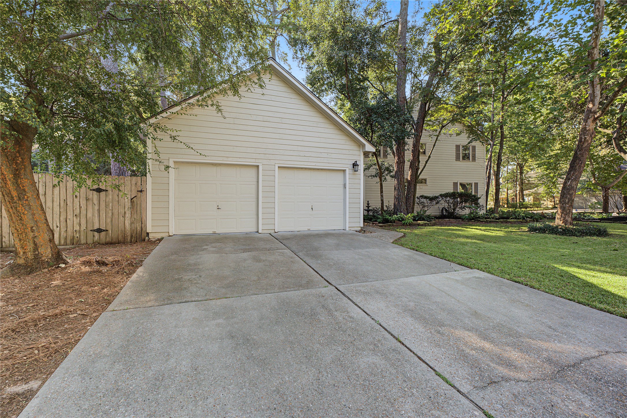 2-car detached garage with ample storage space.