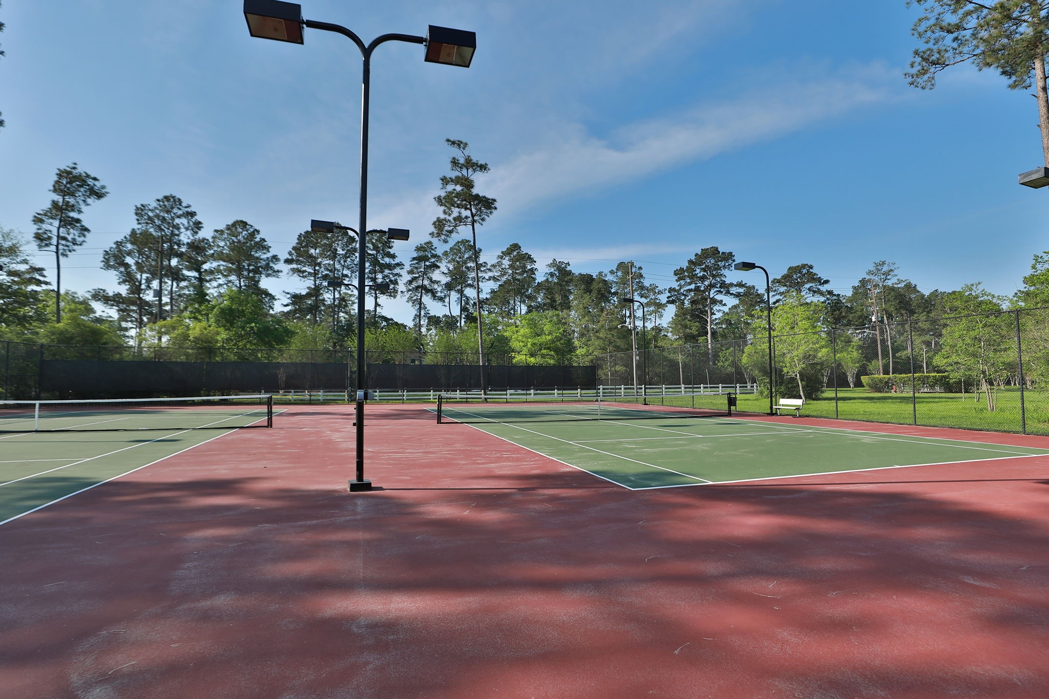 One of two tennis/pickleball complexes