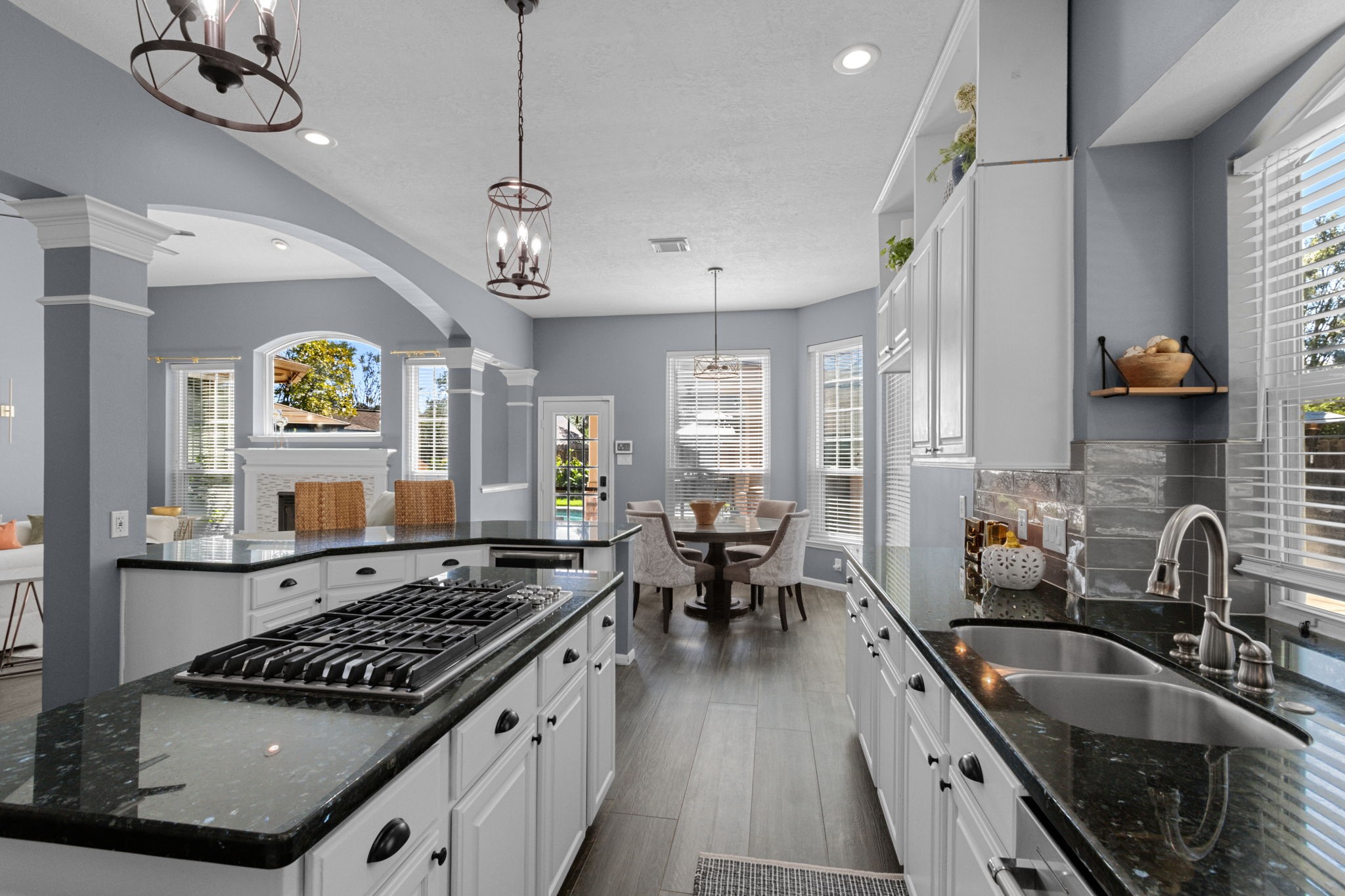 Updated chef's kitchen