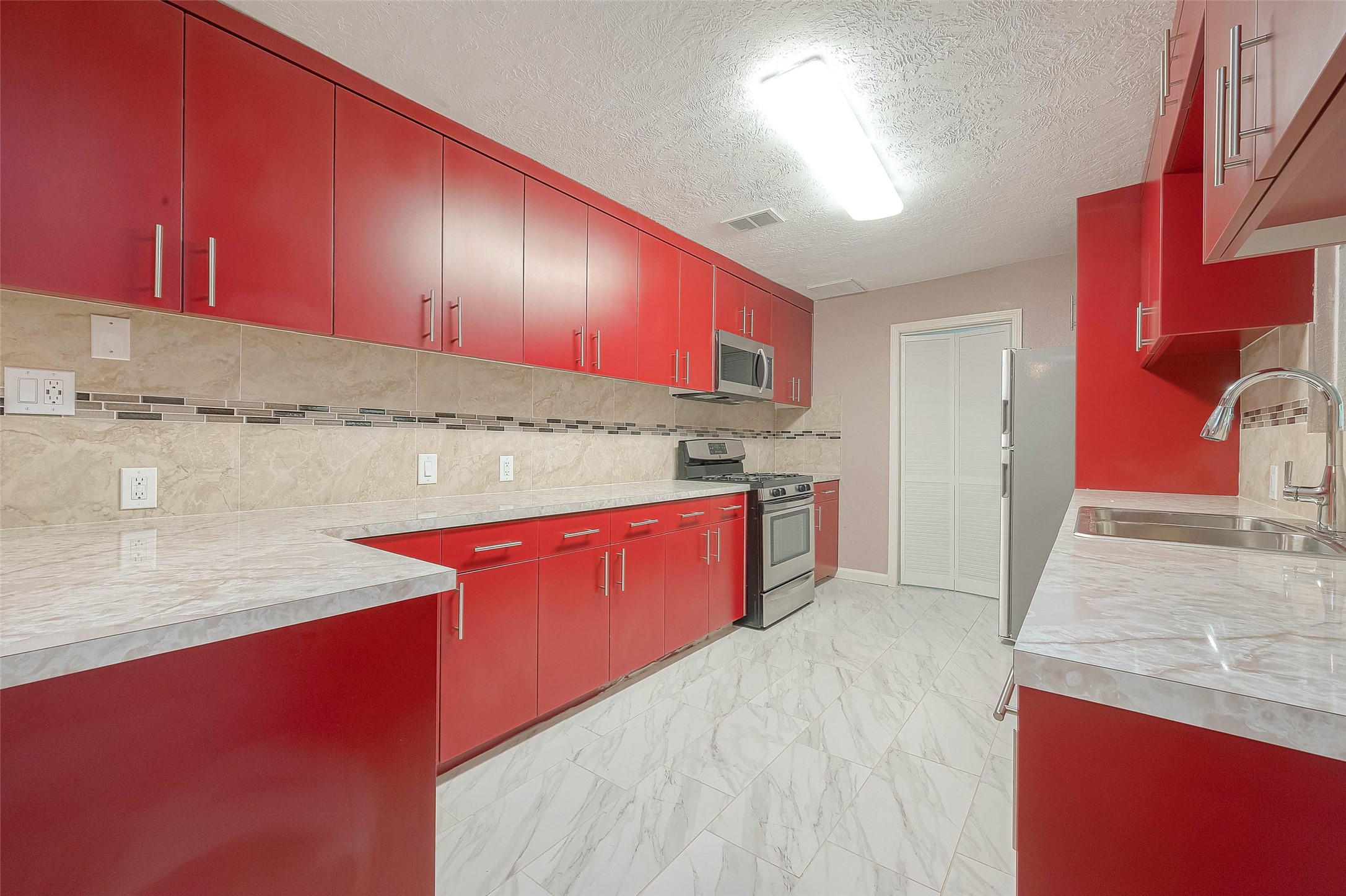 Lots of storage and countertop space.