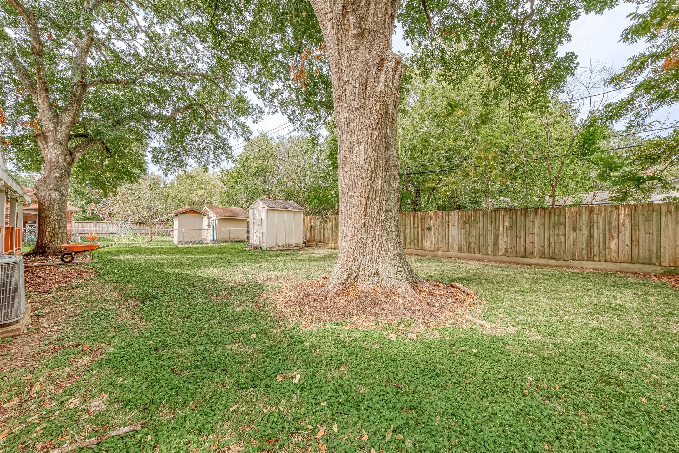 Lots of room for entertaining or playing.