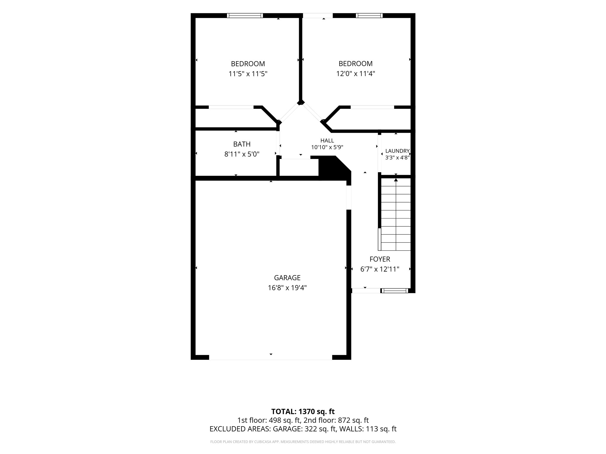 3313 Hutchins St. first-floor plan