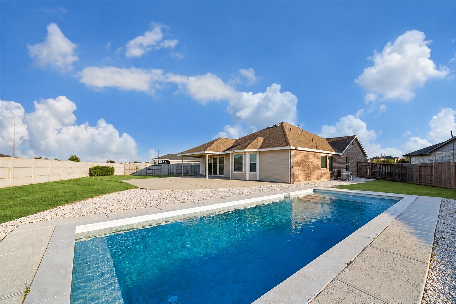 Heated pool with oversized patio & no back neighbors Heated pool with oversized patio & no back neighbors