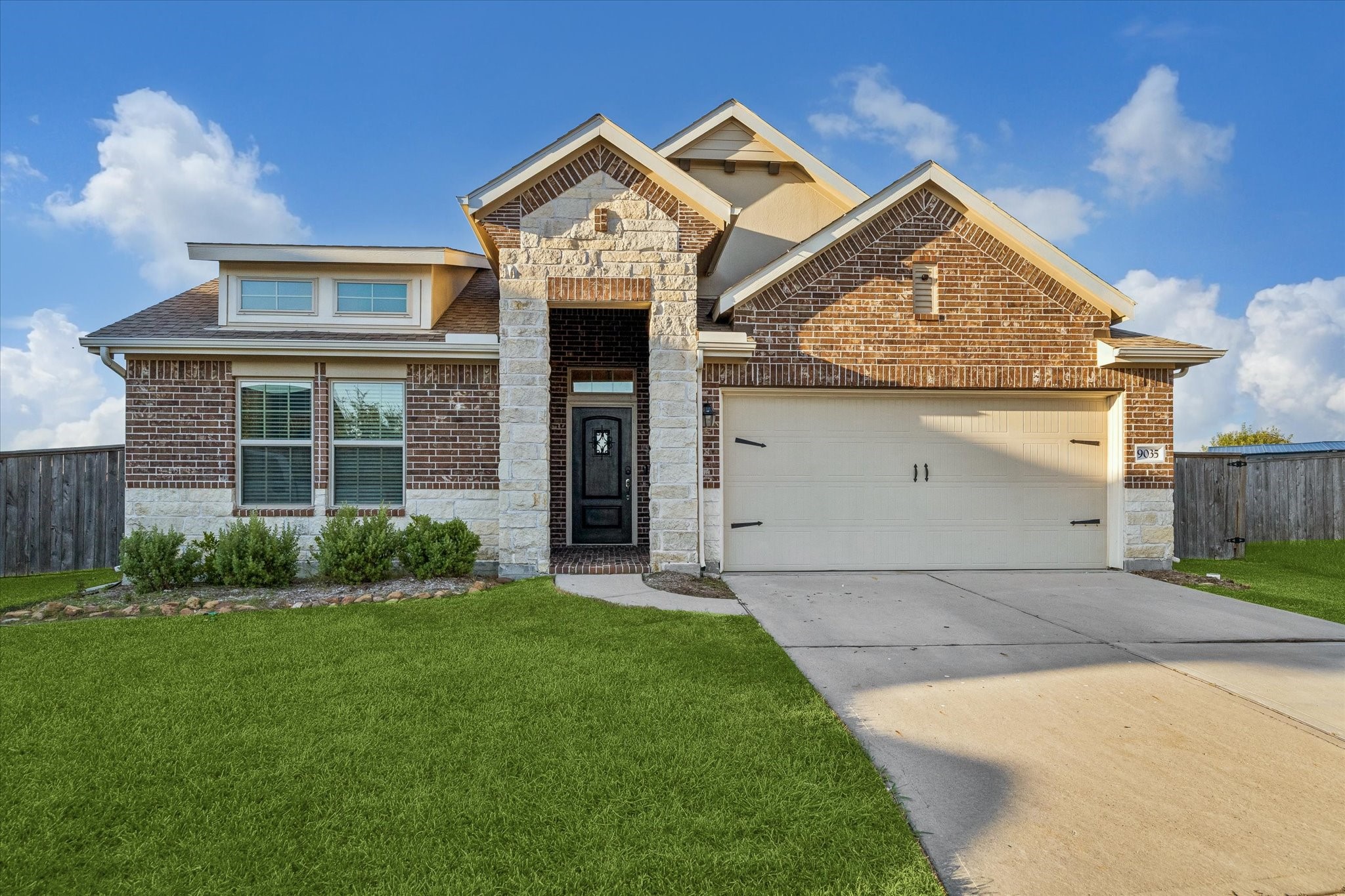 Front elevation with 2-car garage Front elevation with 2-car garage
