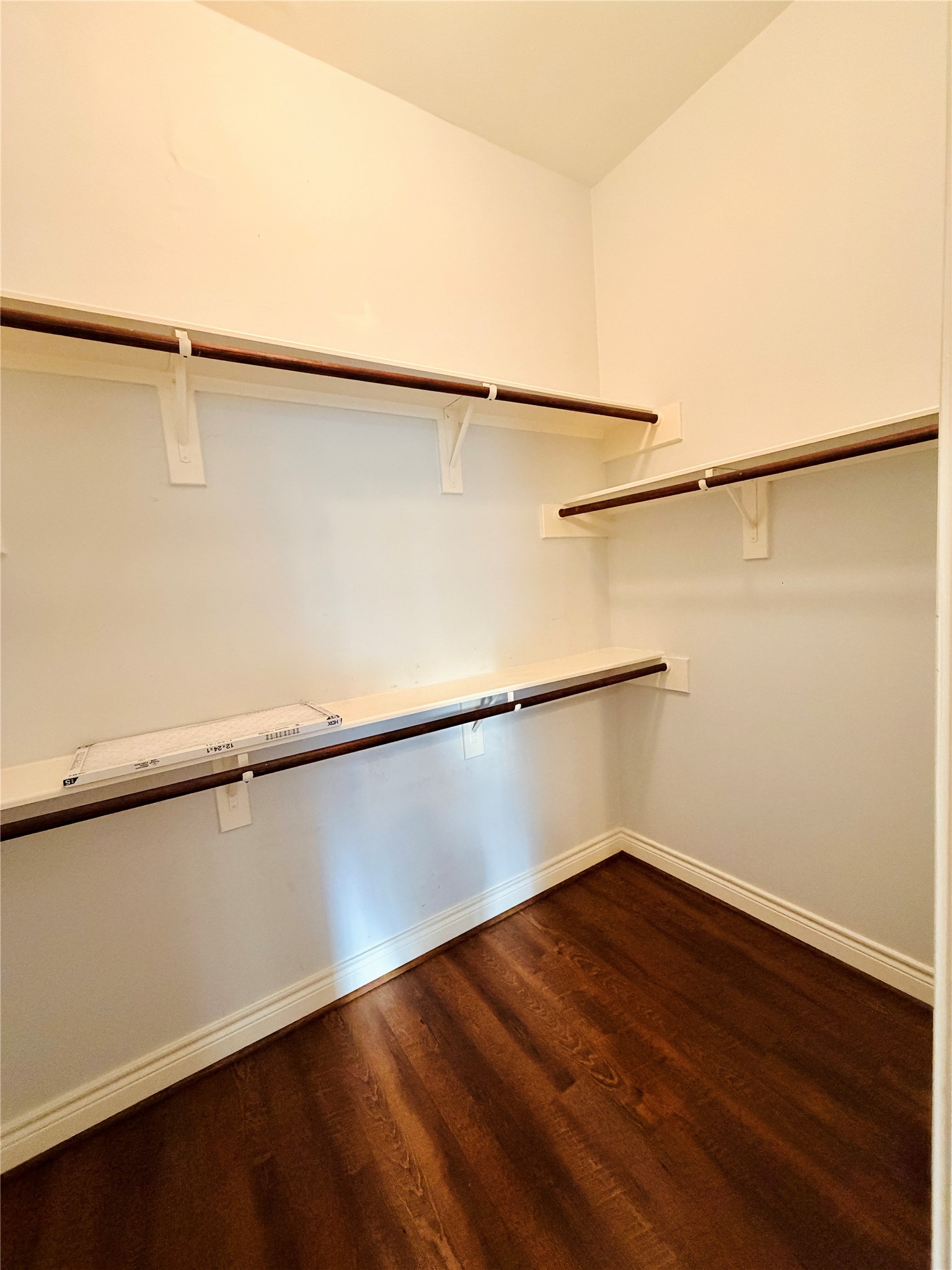Large walk-in closet in the primary suite.