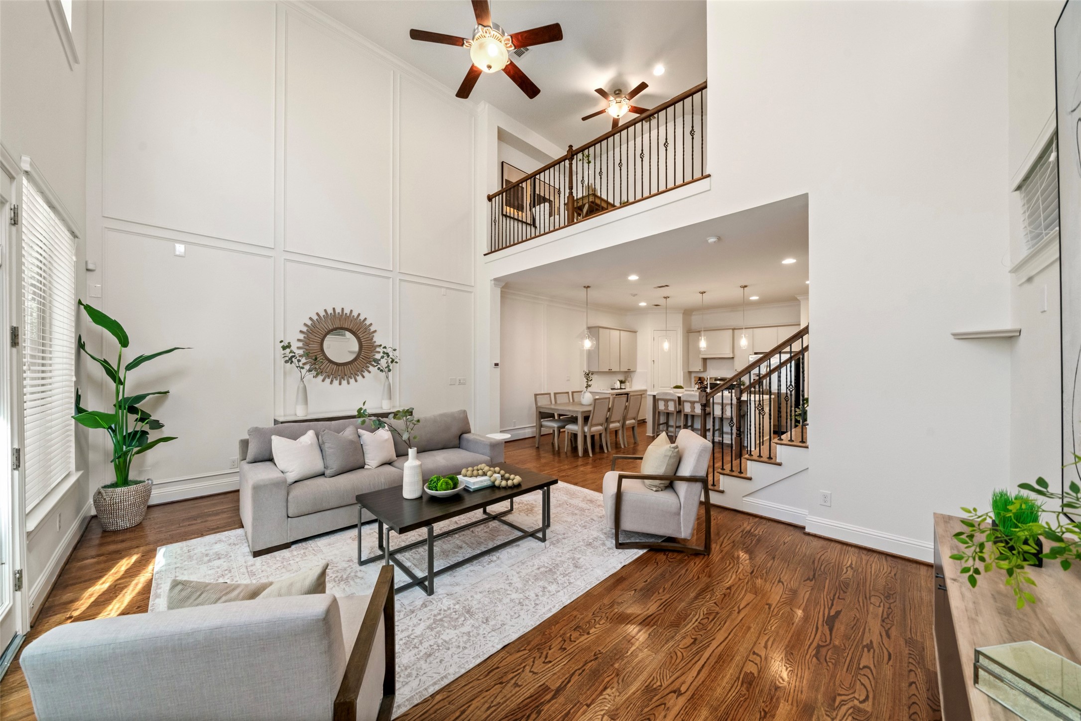 Custom molding for an elegant space.