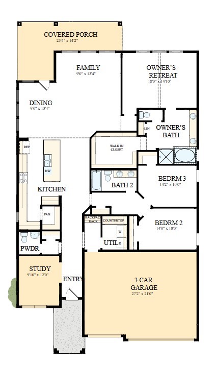 The success of a floor plan is the way you can move through itYoull be amazed at how well this home livesWe call it traffic patterns.