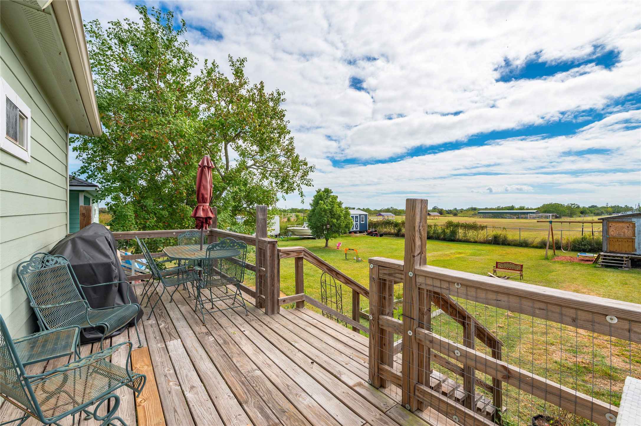 More space on the back deck.