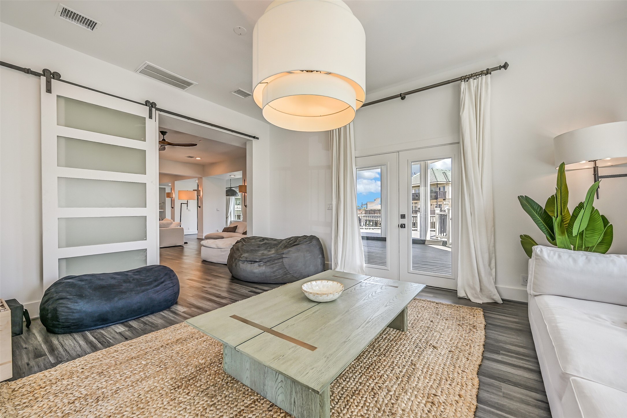 One house, plenty of ways to enjoy it. Separate living spaces allow different generations to spread out while keeping everyone connected.