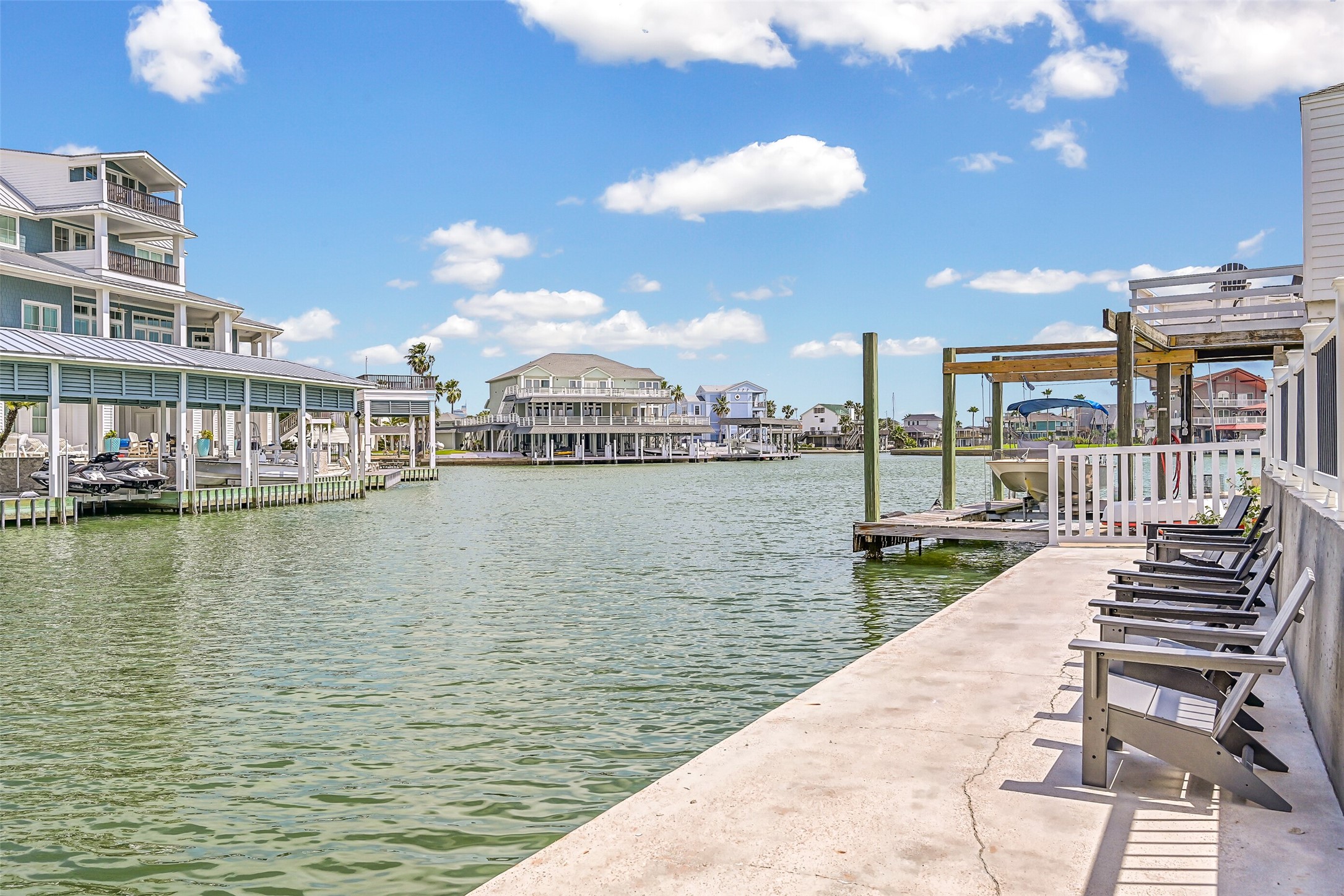 With 132 feet of canal frontage, the water becomes part of the backyard experience. Fish from the bulkhead, watch boats pass or pull up a chair and enjoy life along the canal.