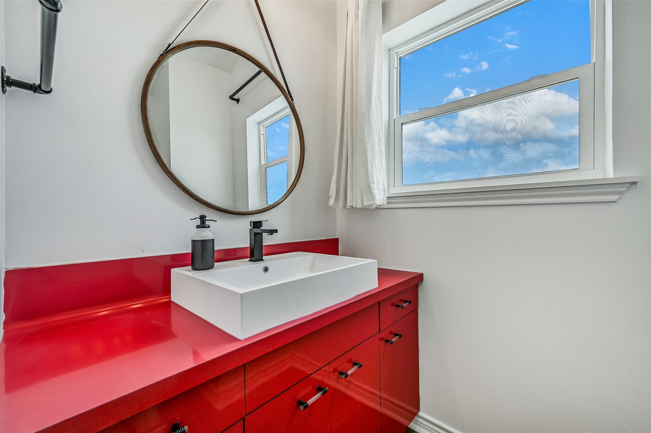 A full bath adds convenience to the upper-level living spaces. It helps this part of the home function comfortably when family and guests fill the house.