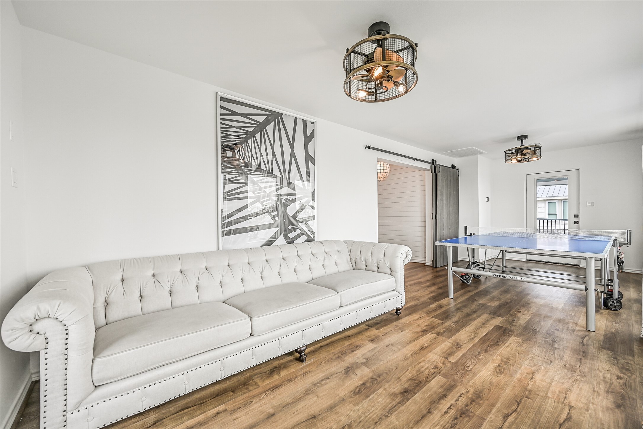 Let the games begin while the rest of the house keeps moving. This dedicated gathering space gives kids, adults and guests another place to have fun when everyone is together.