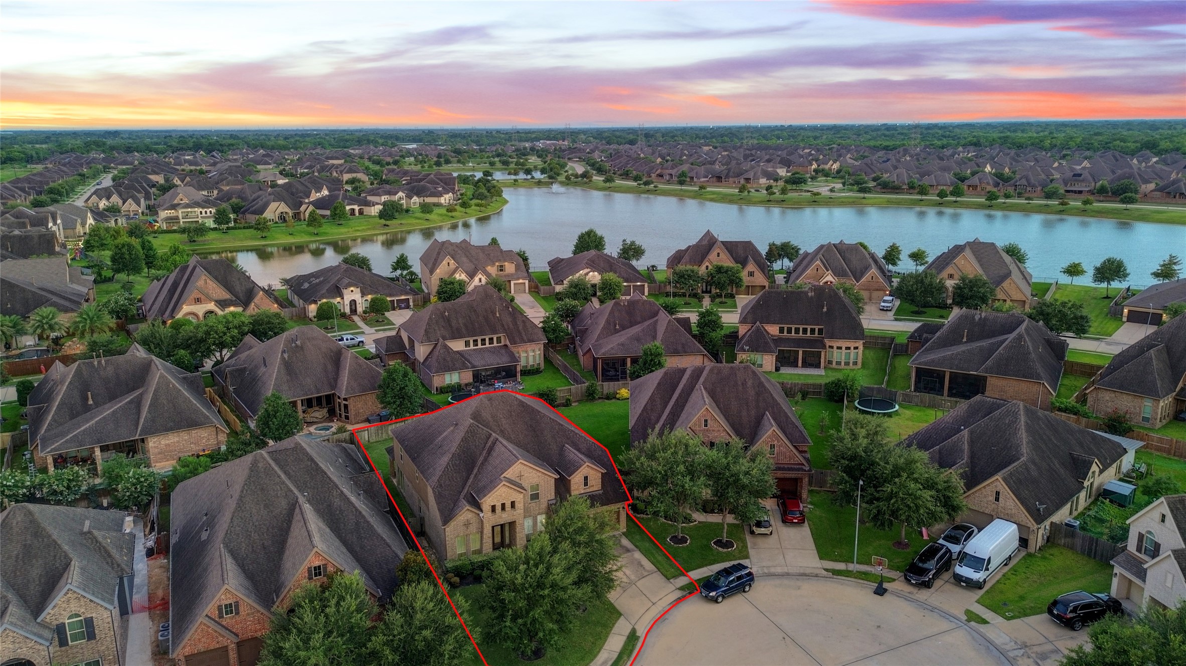 Ideally situated on a quiet cul-de-sac, this home enjoys a prime location just moments from the community lake, offering scenic views, walking trails, and a peaceful neighborhood setting.