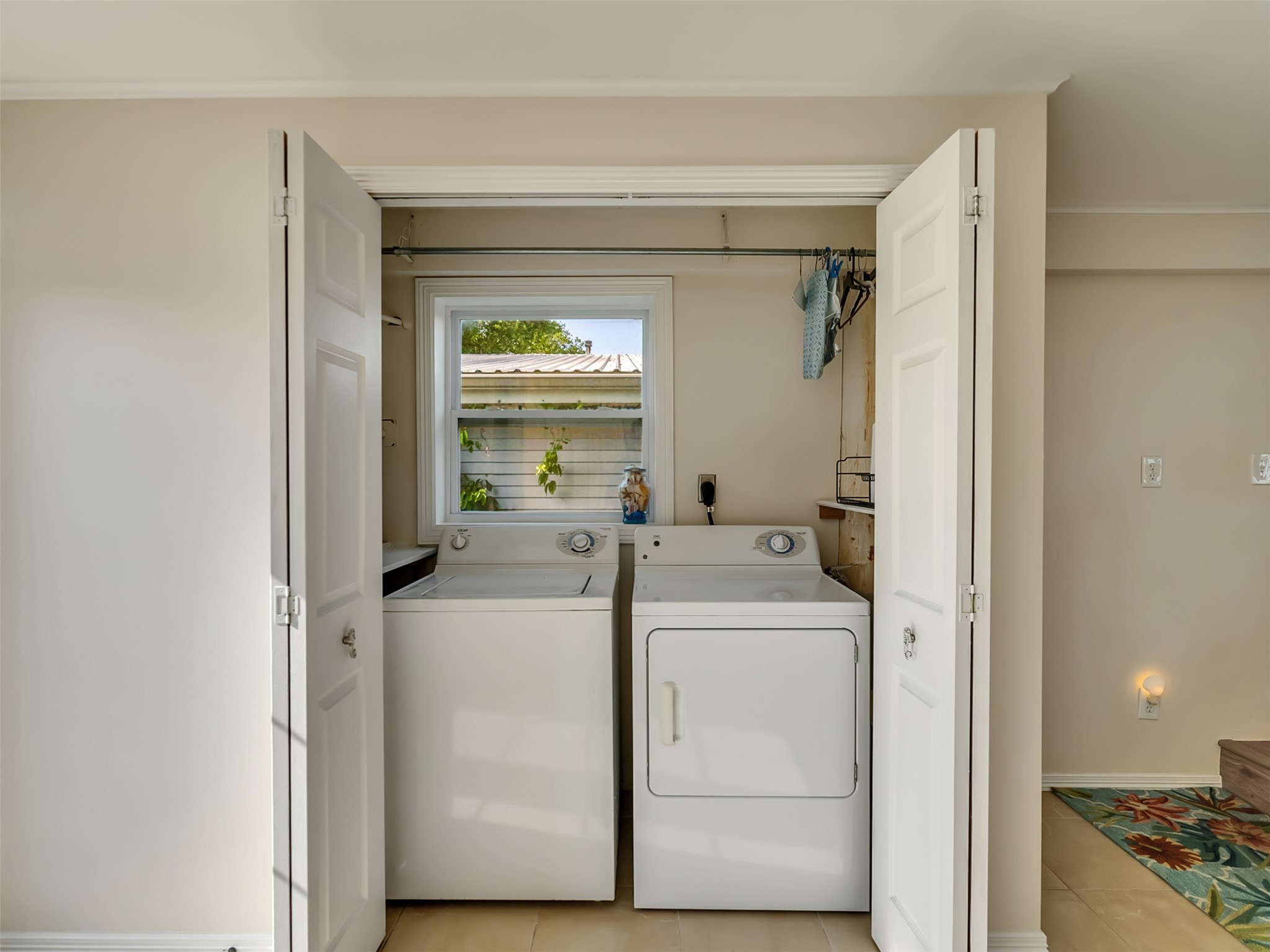 Laundry room located on the second floor.