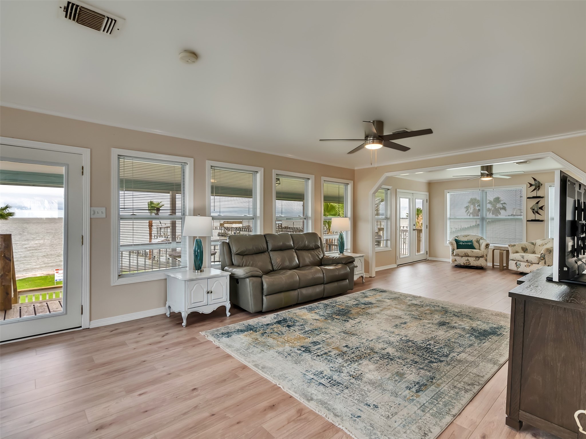 Open family room located on the third floor.