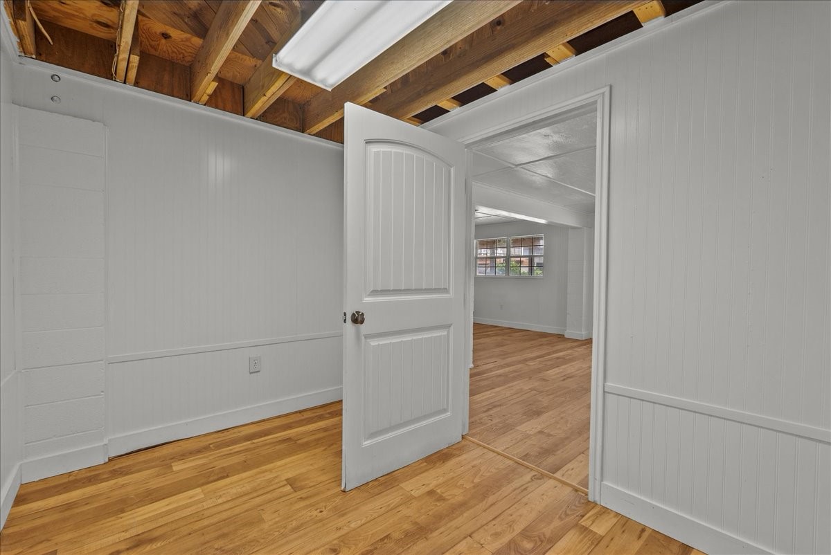 Storage room on first floor