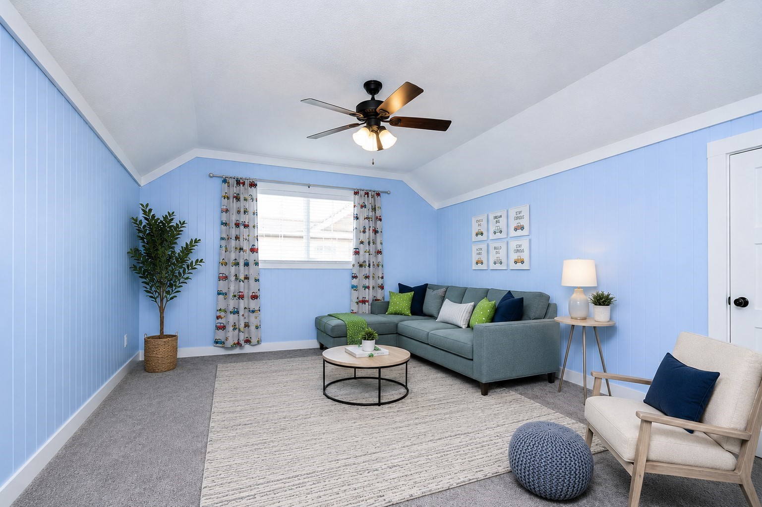Bonus Room just off the upstairs bedroom entry.