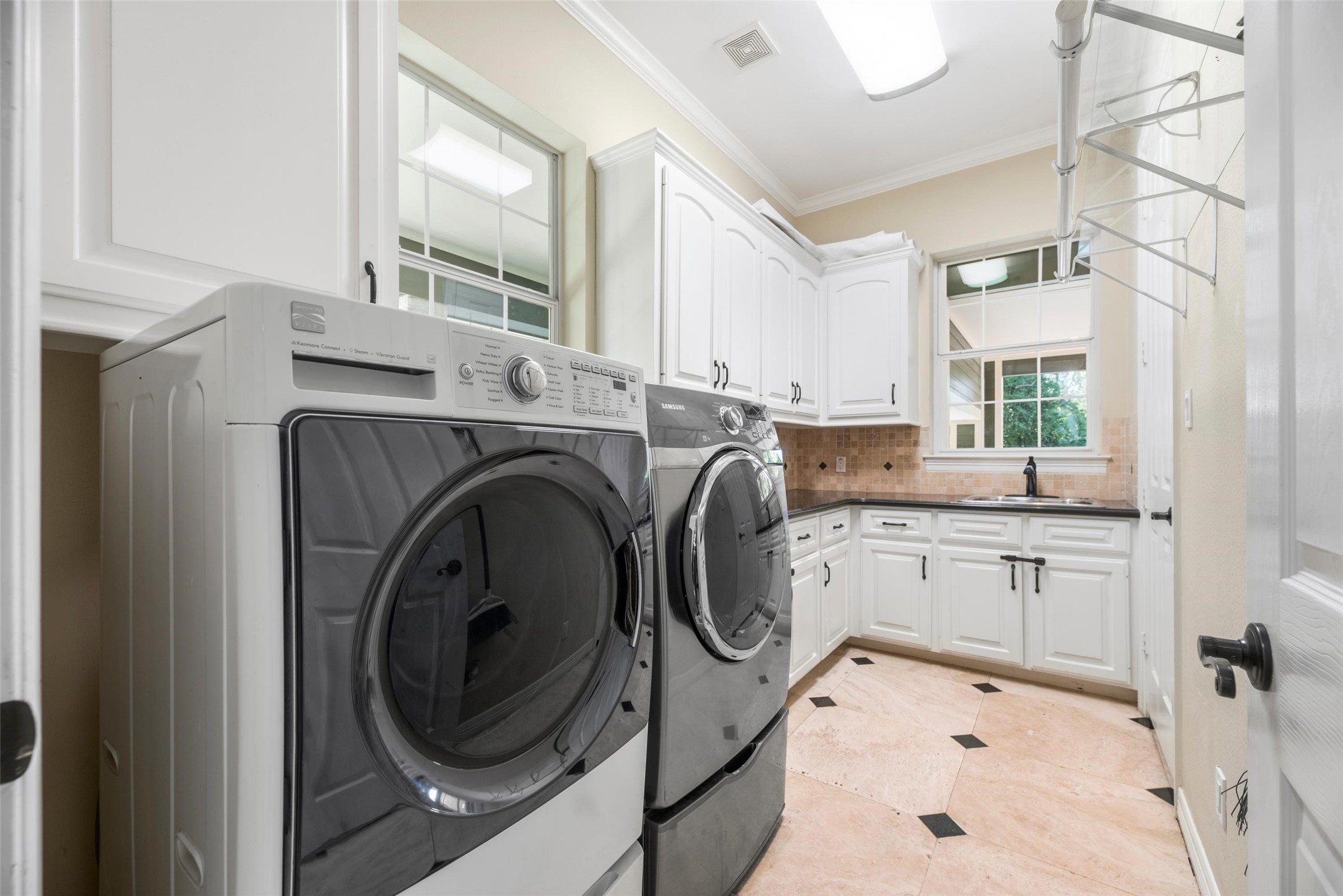 Utility room off the kitchen.
