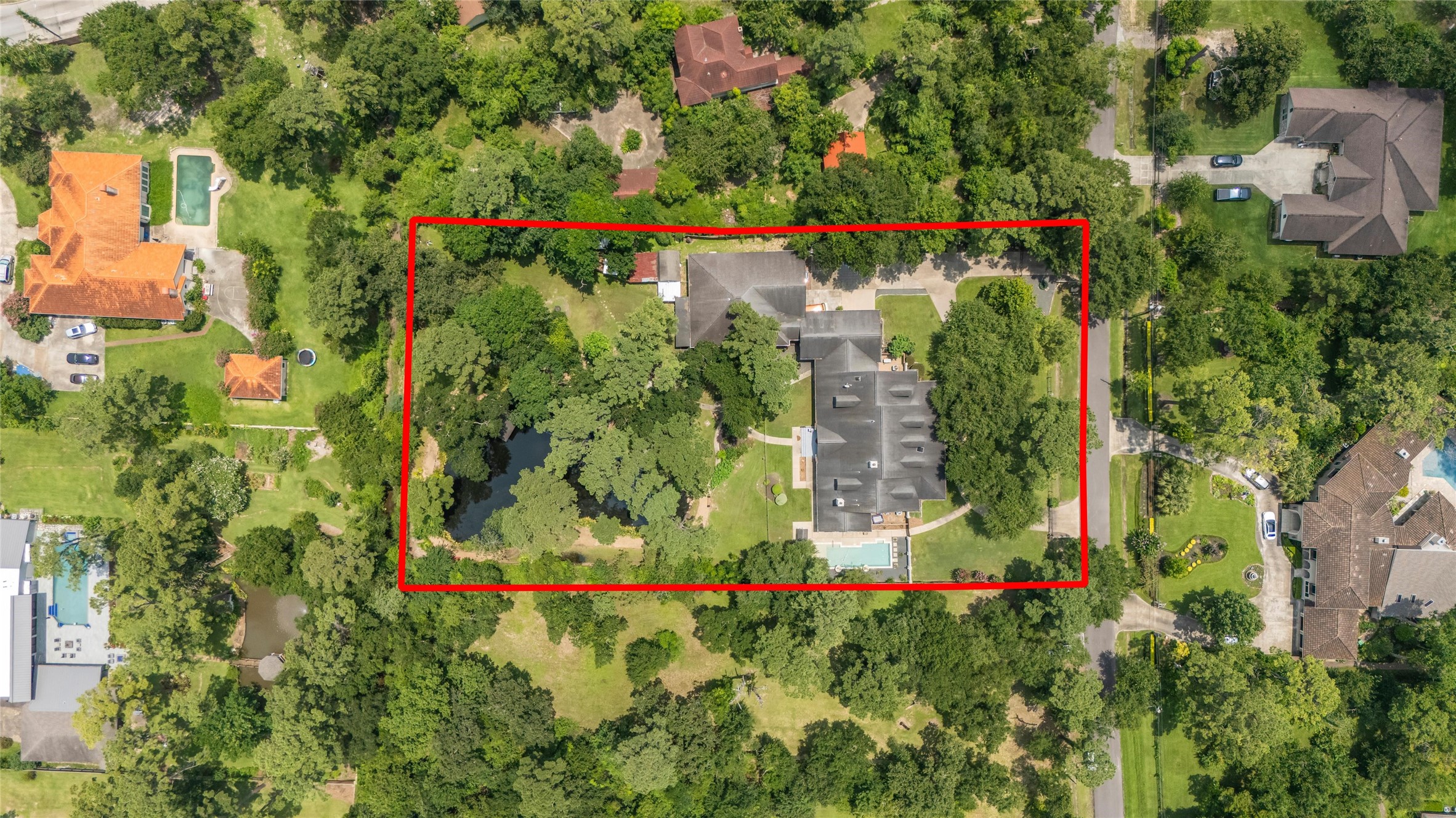 Enjoy 1.7 acres in the heart of Spring Branch.
