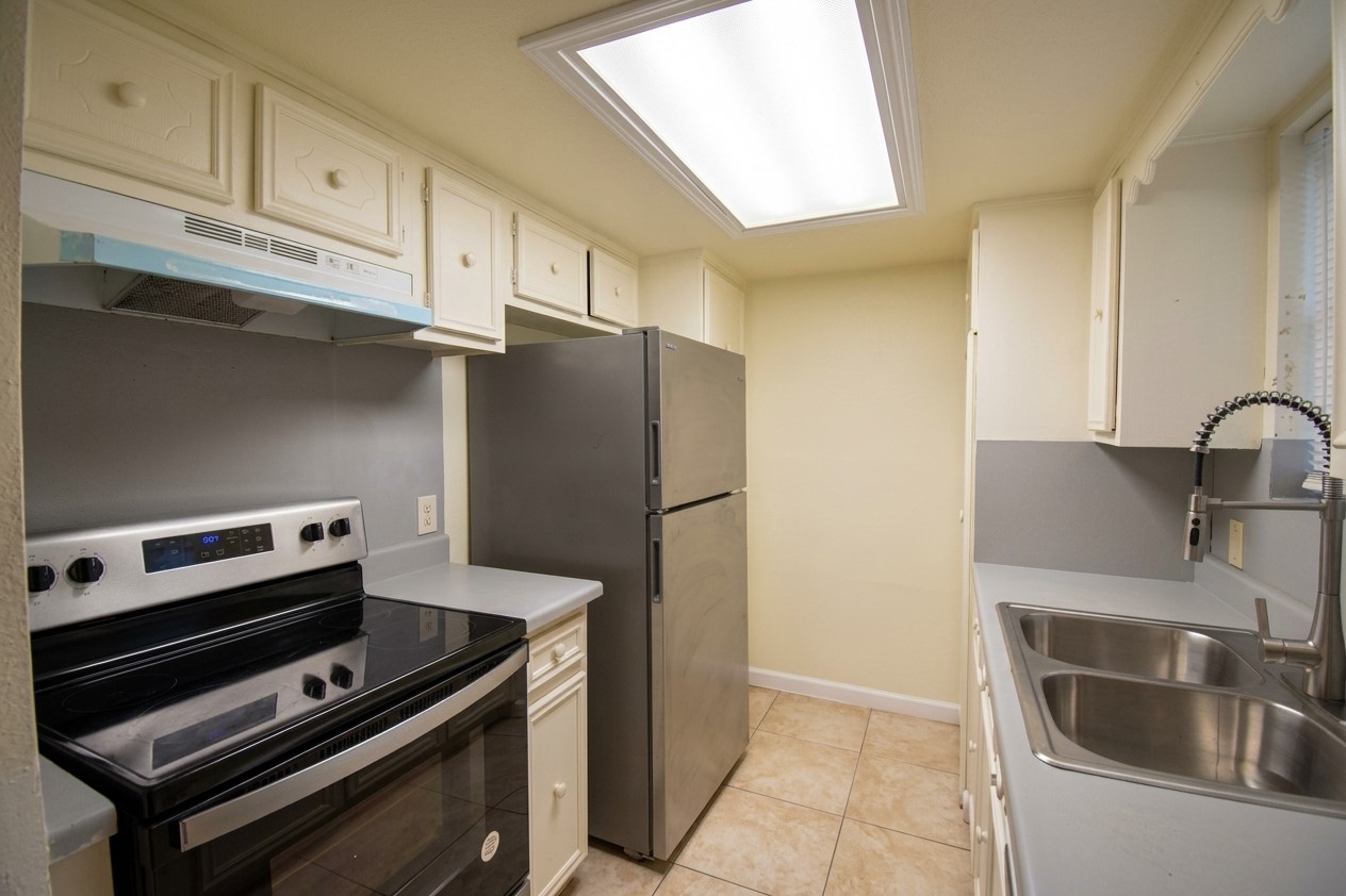Modern kitchen with new appliances