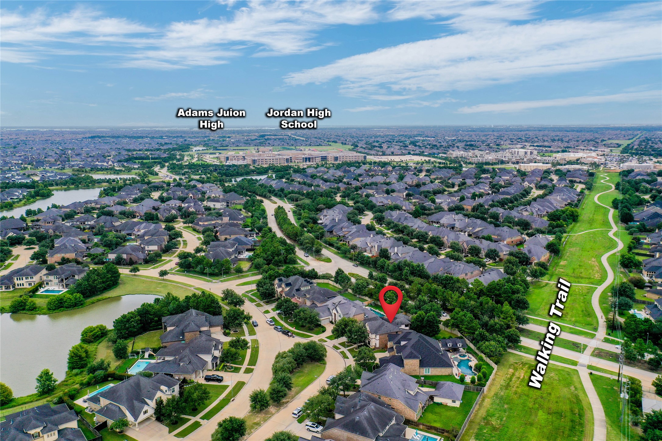 The convenient proximity to both the junior high and high school is another wonderful benefit of living in the sought-after Ibis Lake section! Dont Miss your chance to call 27715 Burnett Hills Ln. your HOME!