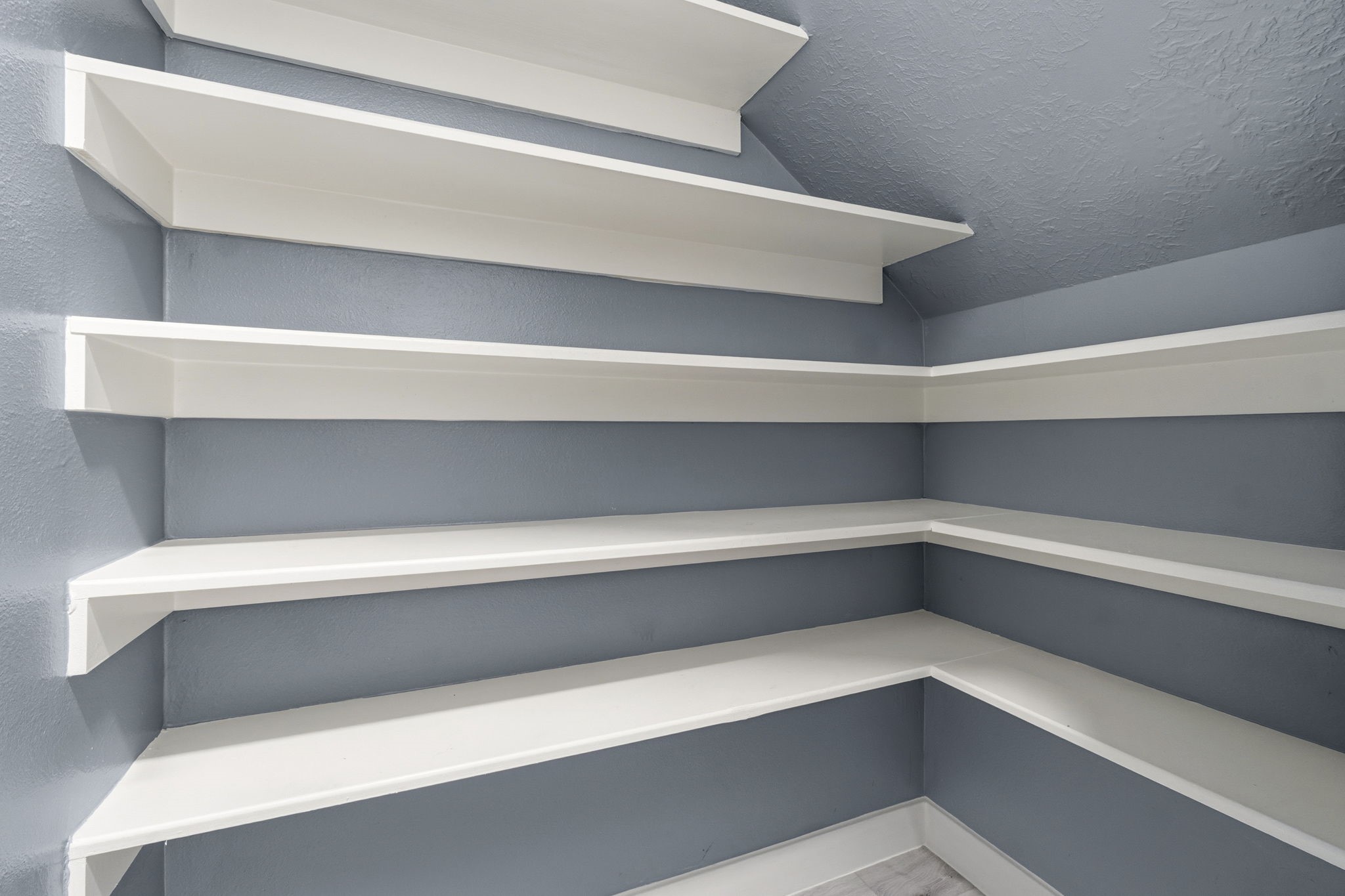 Kitchen includes a Walk-in Pantry and an extra pantry for storage.