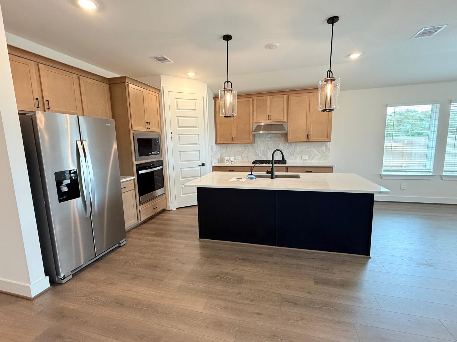 Kitchen comes with Refrigerator ,oven ,stove and microwave