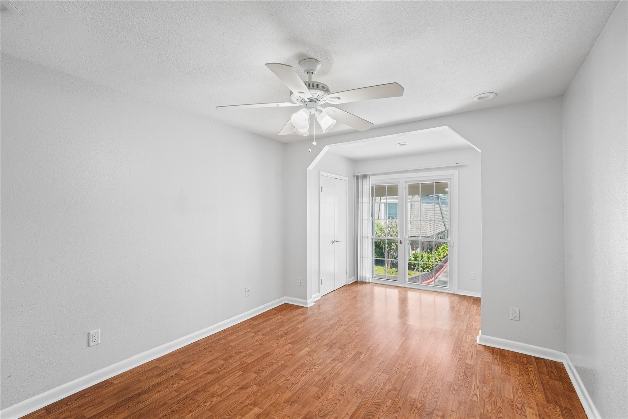 View of the second bedroom and nook.