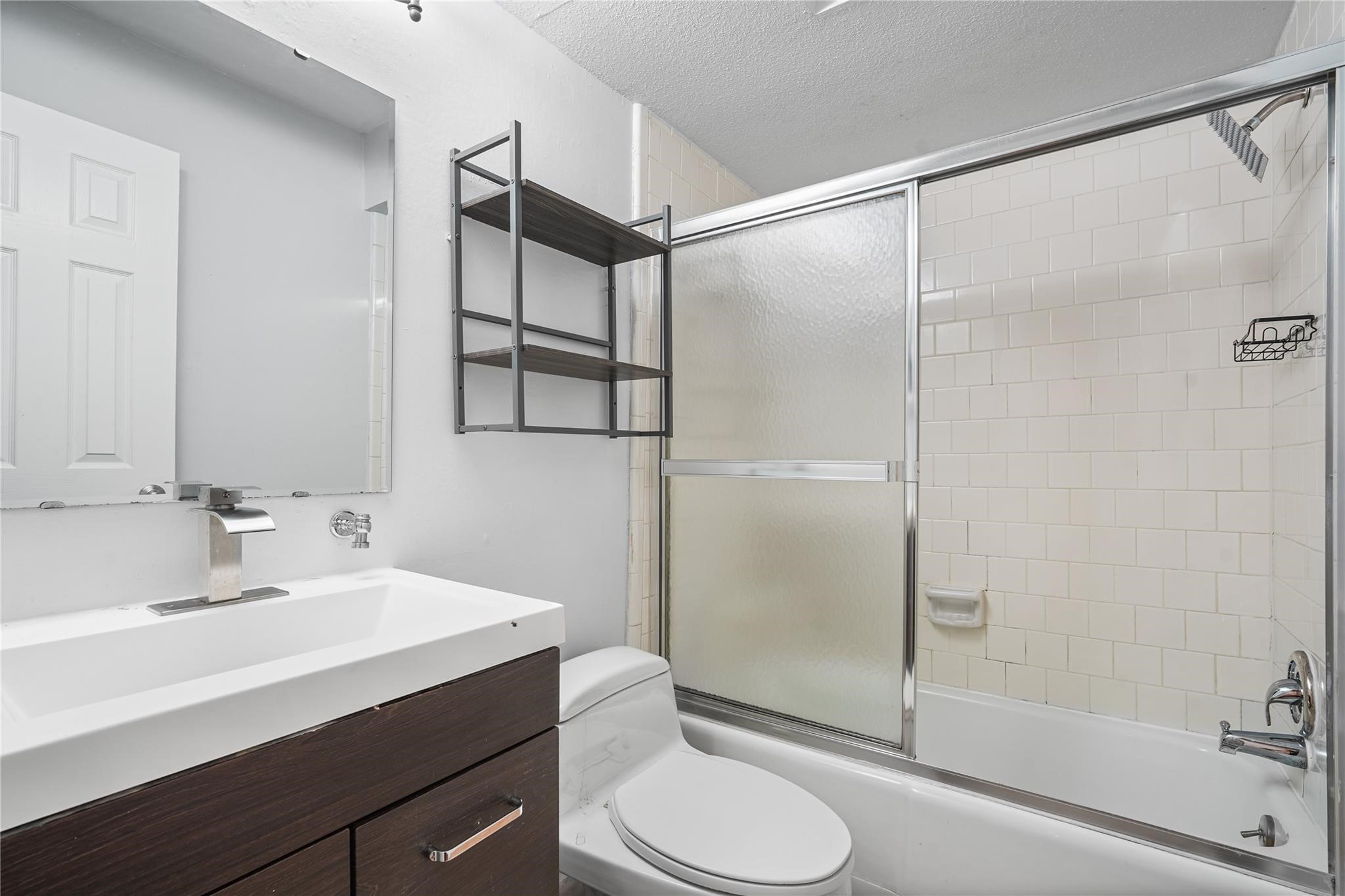 View of the primary bathroom.