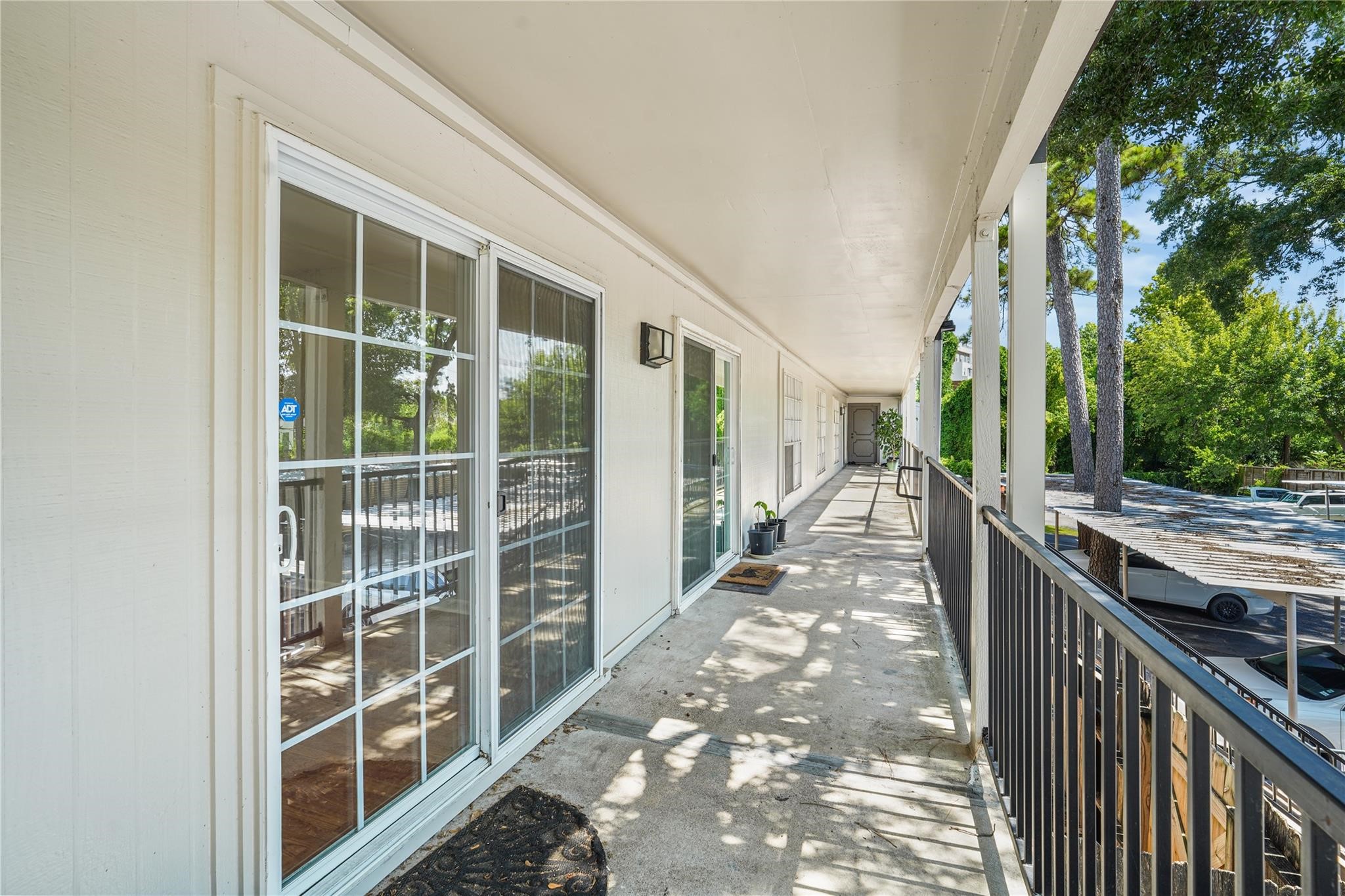 View of the back of the condo.