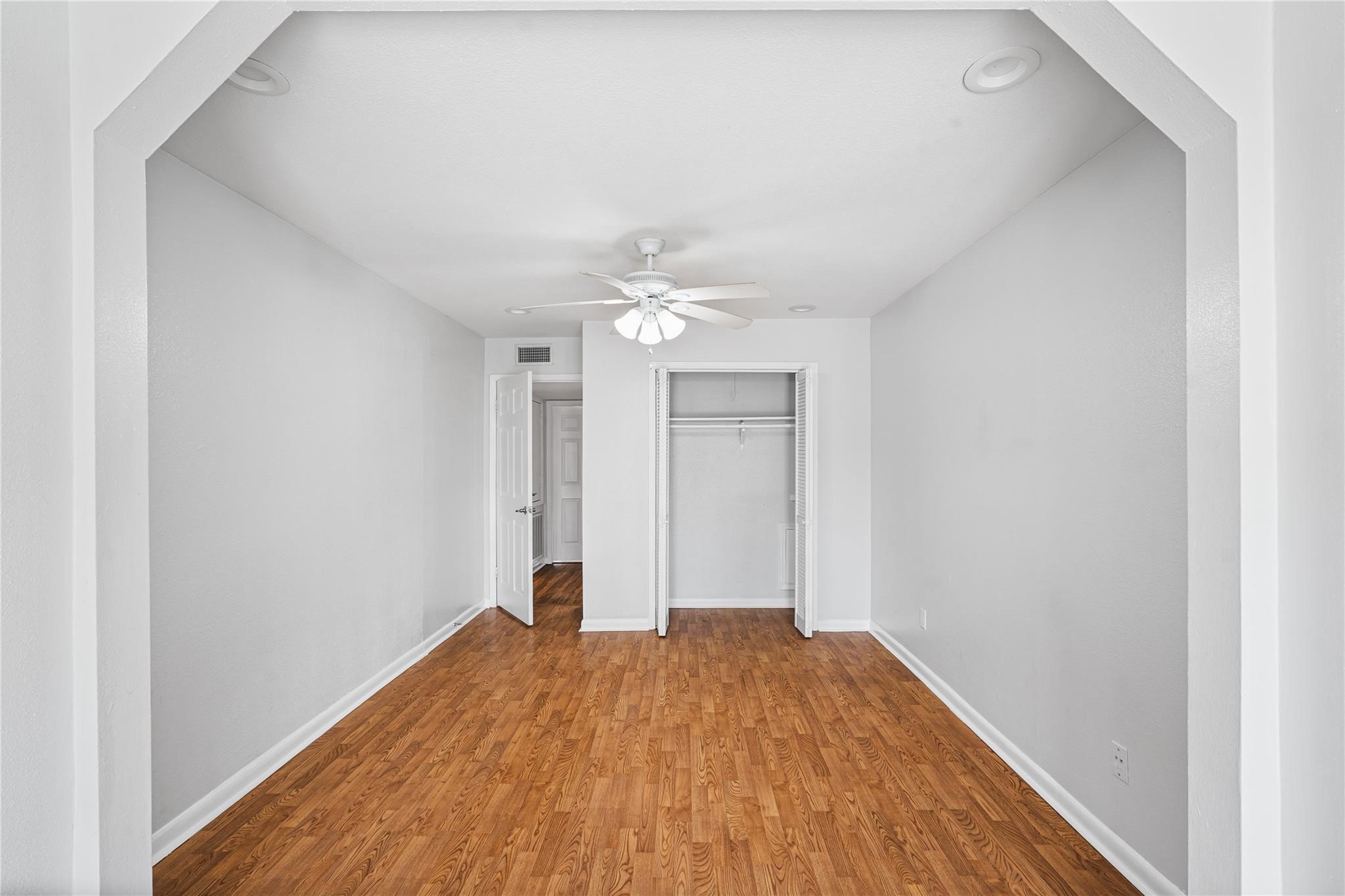 View of the second bedroom and spacious closet