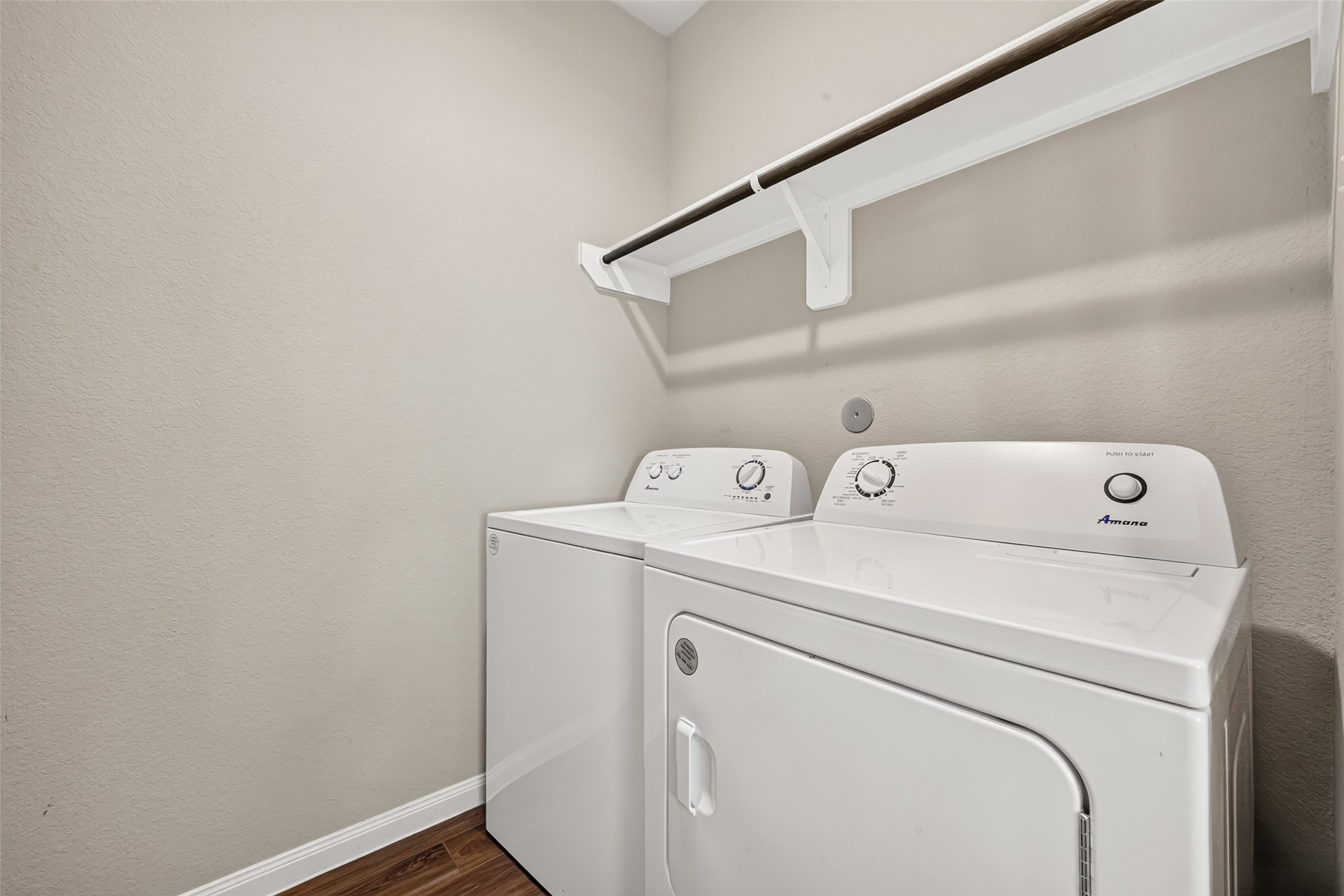 Washer & dryer are included