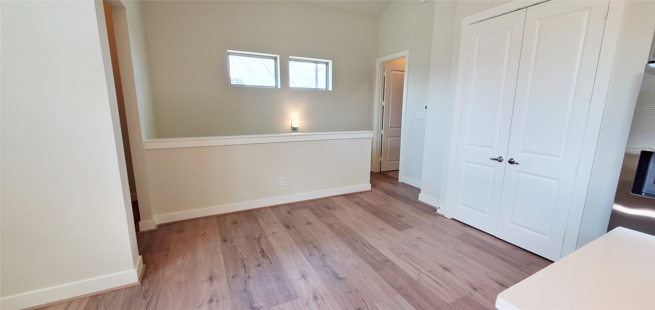Dining room open to kitchen