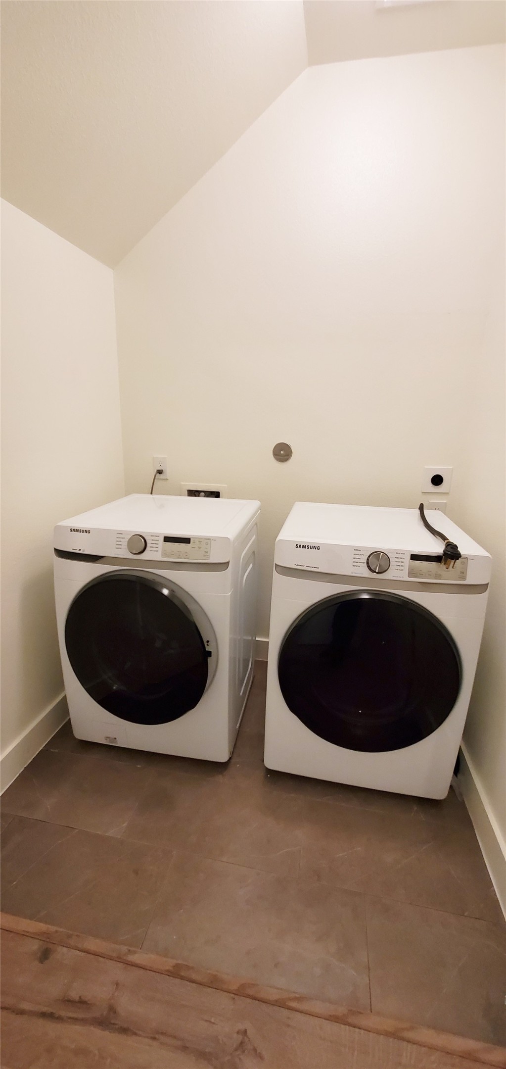 Utility room in the house.  Washer and Dryer included.