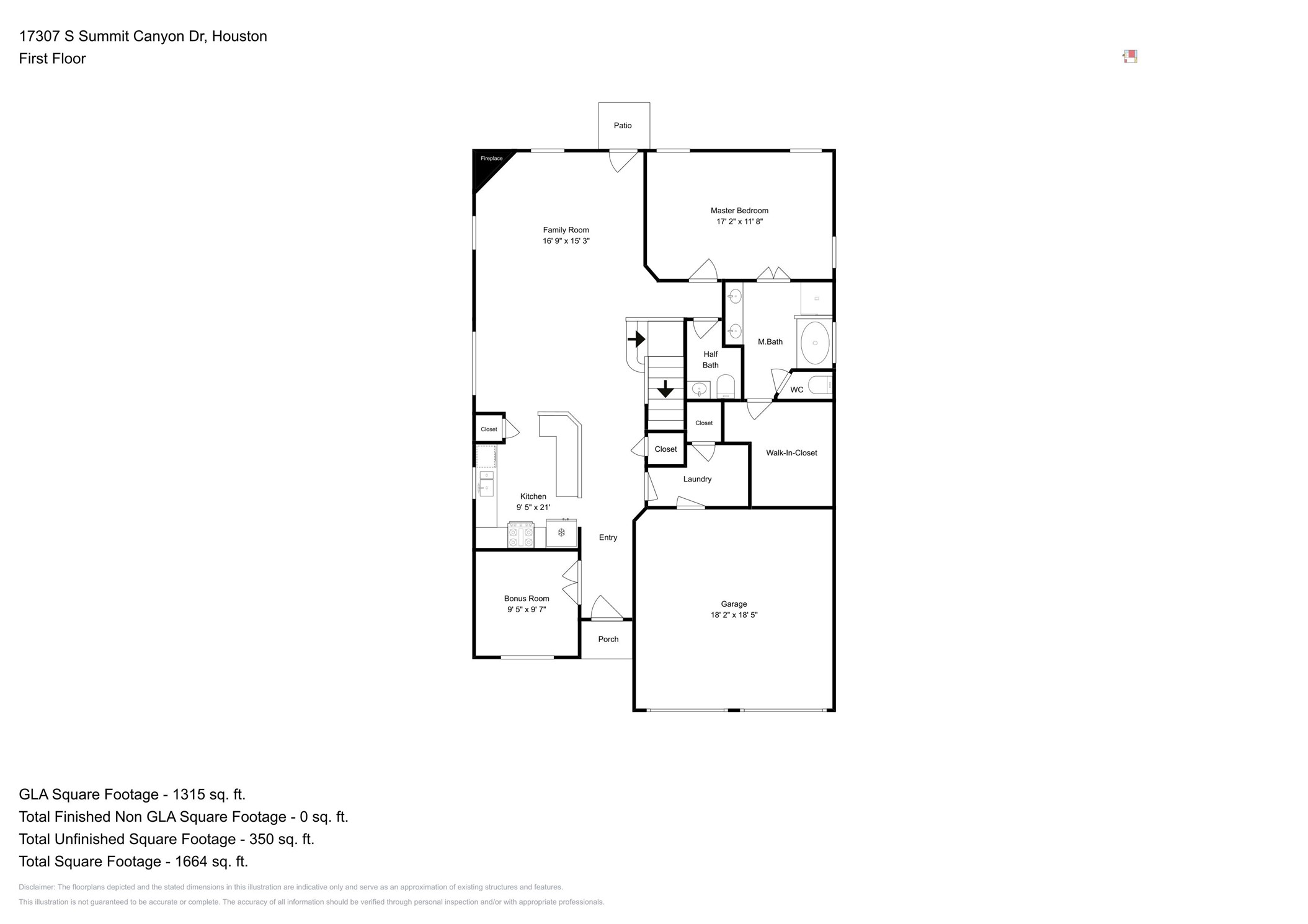 17307 S Summit Canyon Drive, Houston, TX 77095