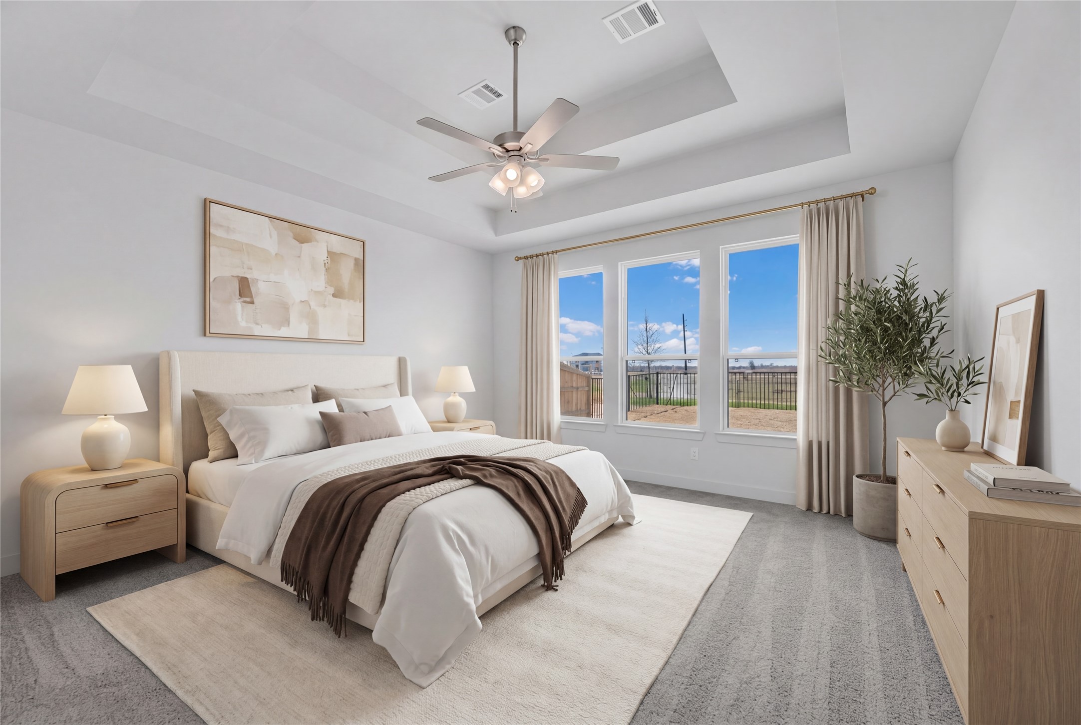 Virtually staged representative image; features, selections and colors may vary.