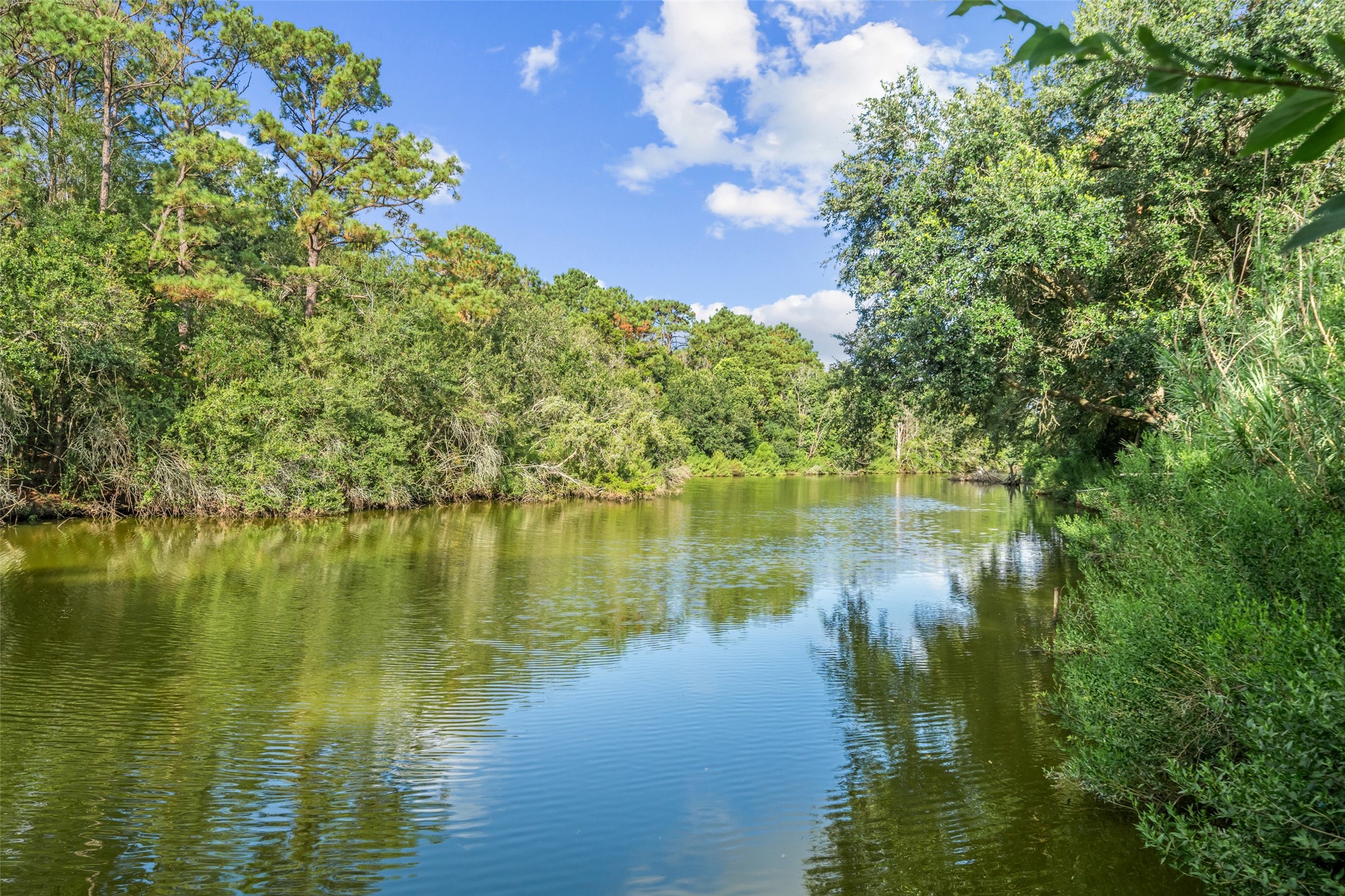 Gorgeous view of the water, right from your own backyard pier.