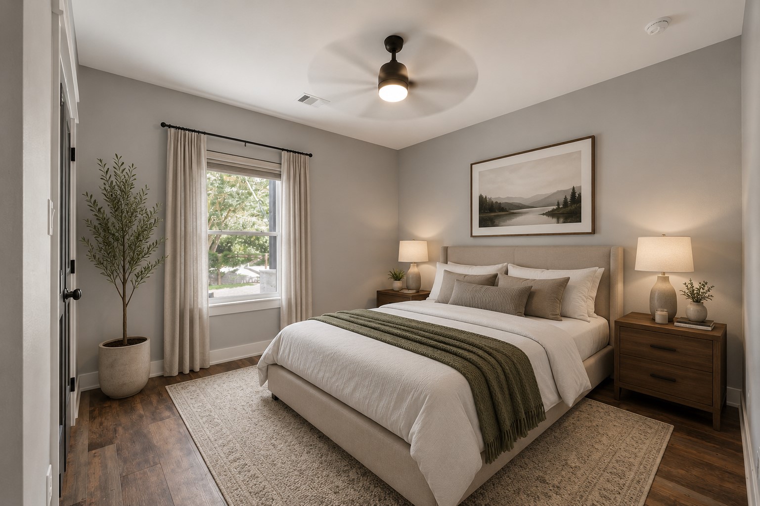 SECOND BEDROOM VIRTUALLY STAGED