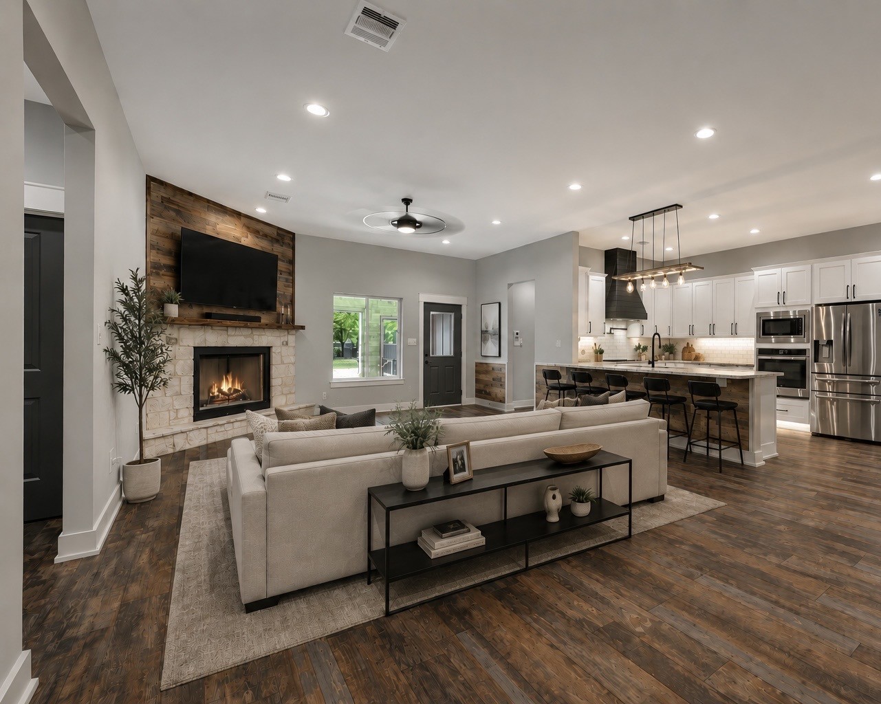 A DIFFERENT VIRTUALLY STAGGED FAMILY ROOM A DIFFERENT VIRTUALLY STAGGED FAMILY ROOM