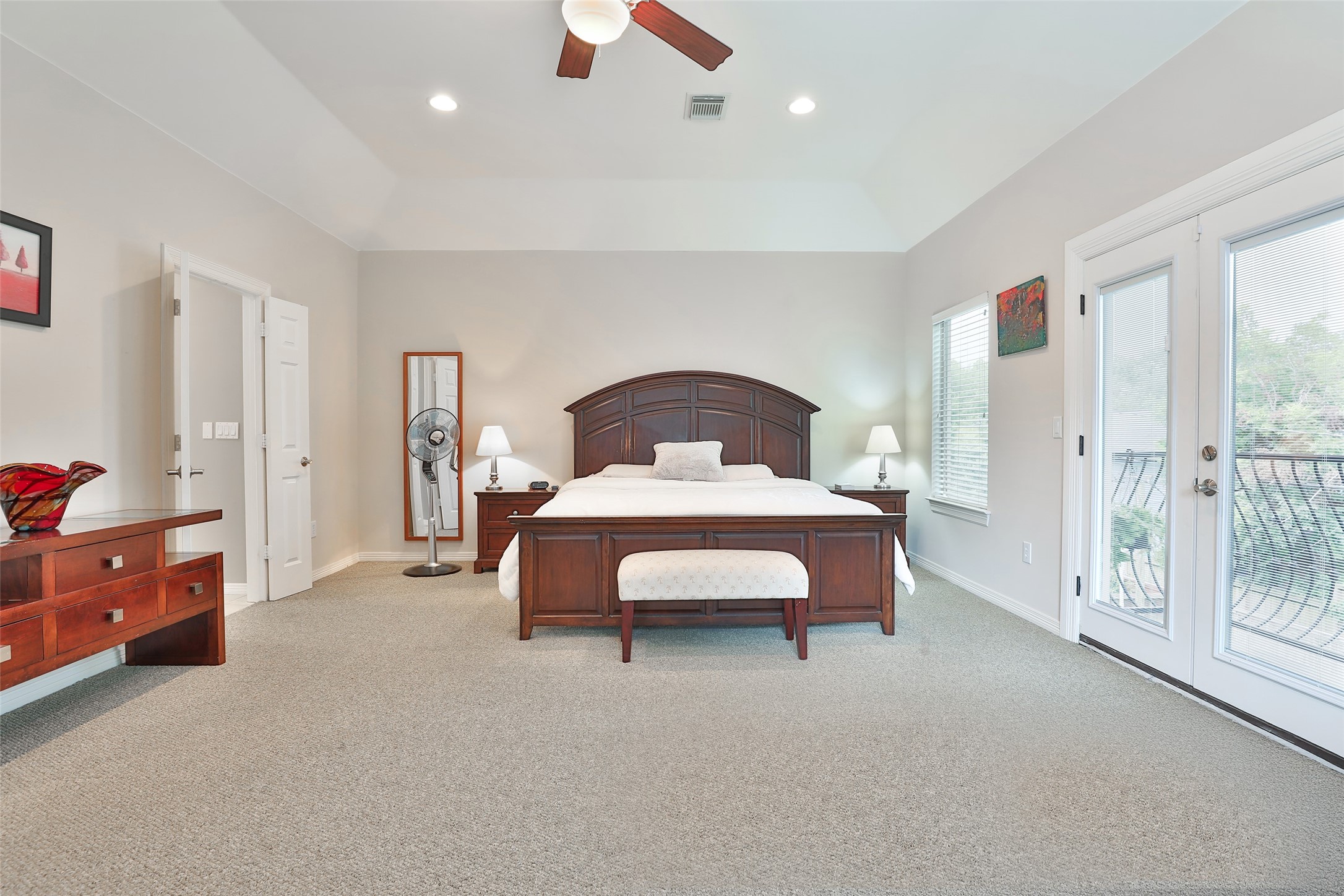 Huge primary bedroom.