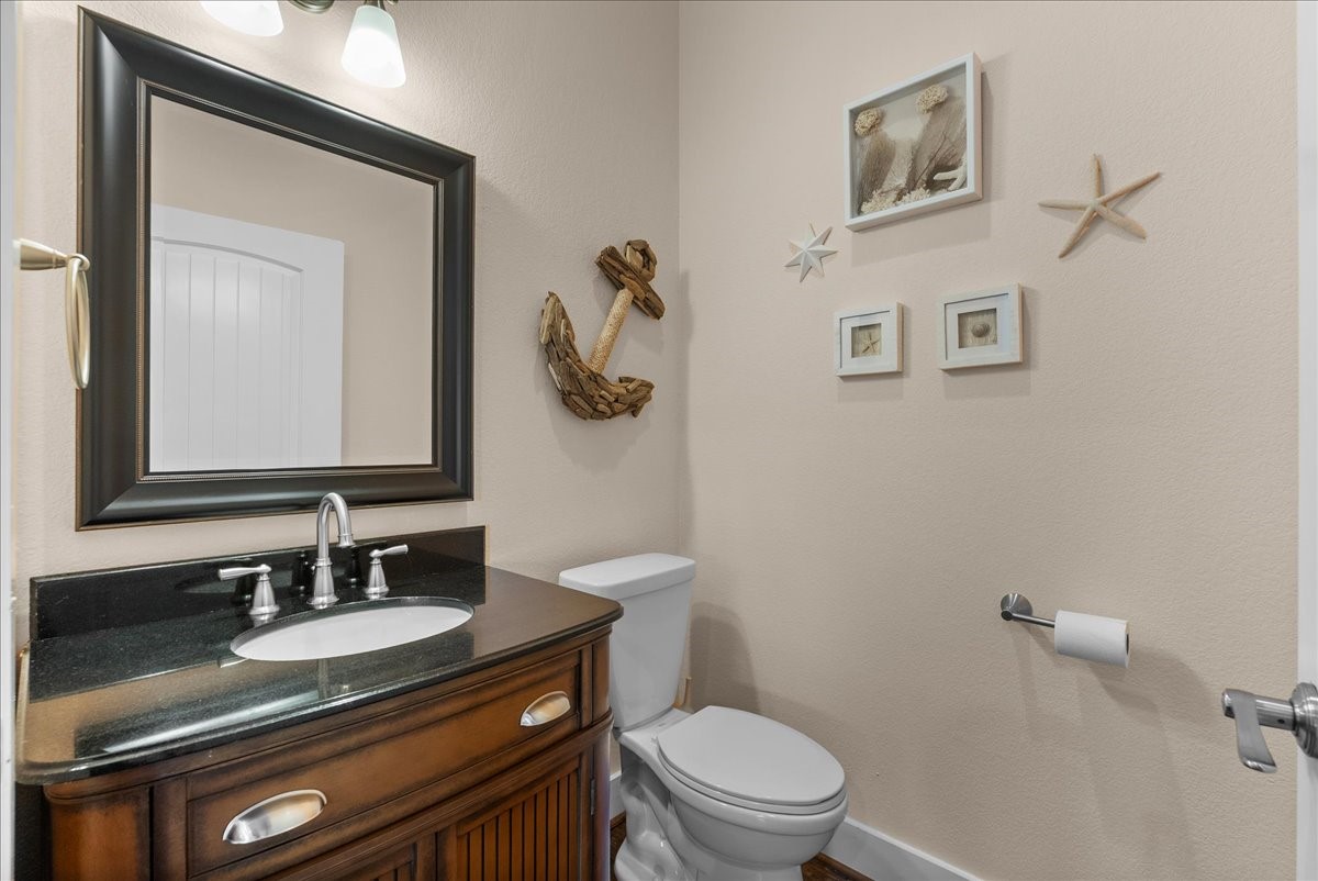 Charming Half Bath on main floor