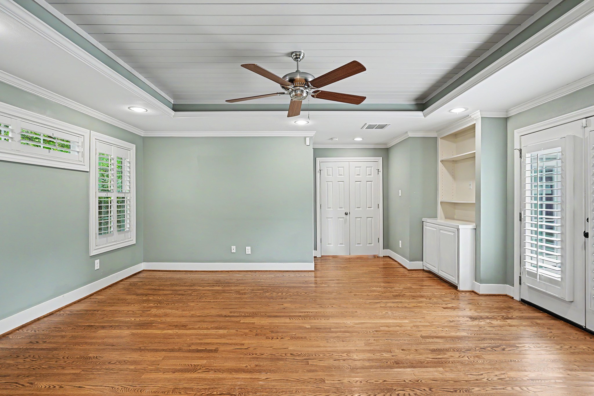 Alternate view of the expansive primary bedroom.