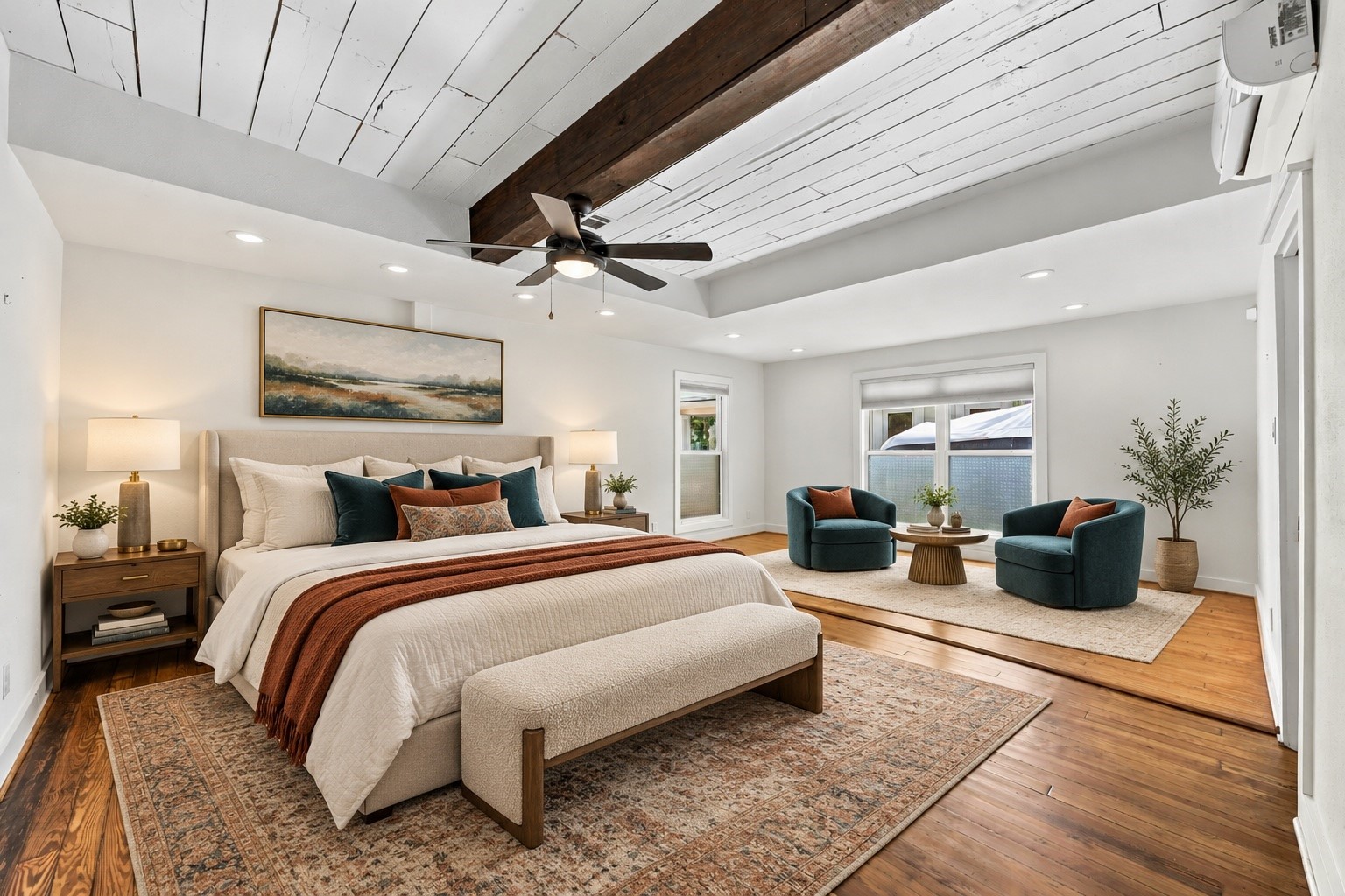 Primary Bedroom - virtually staged