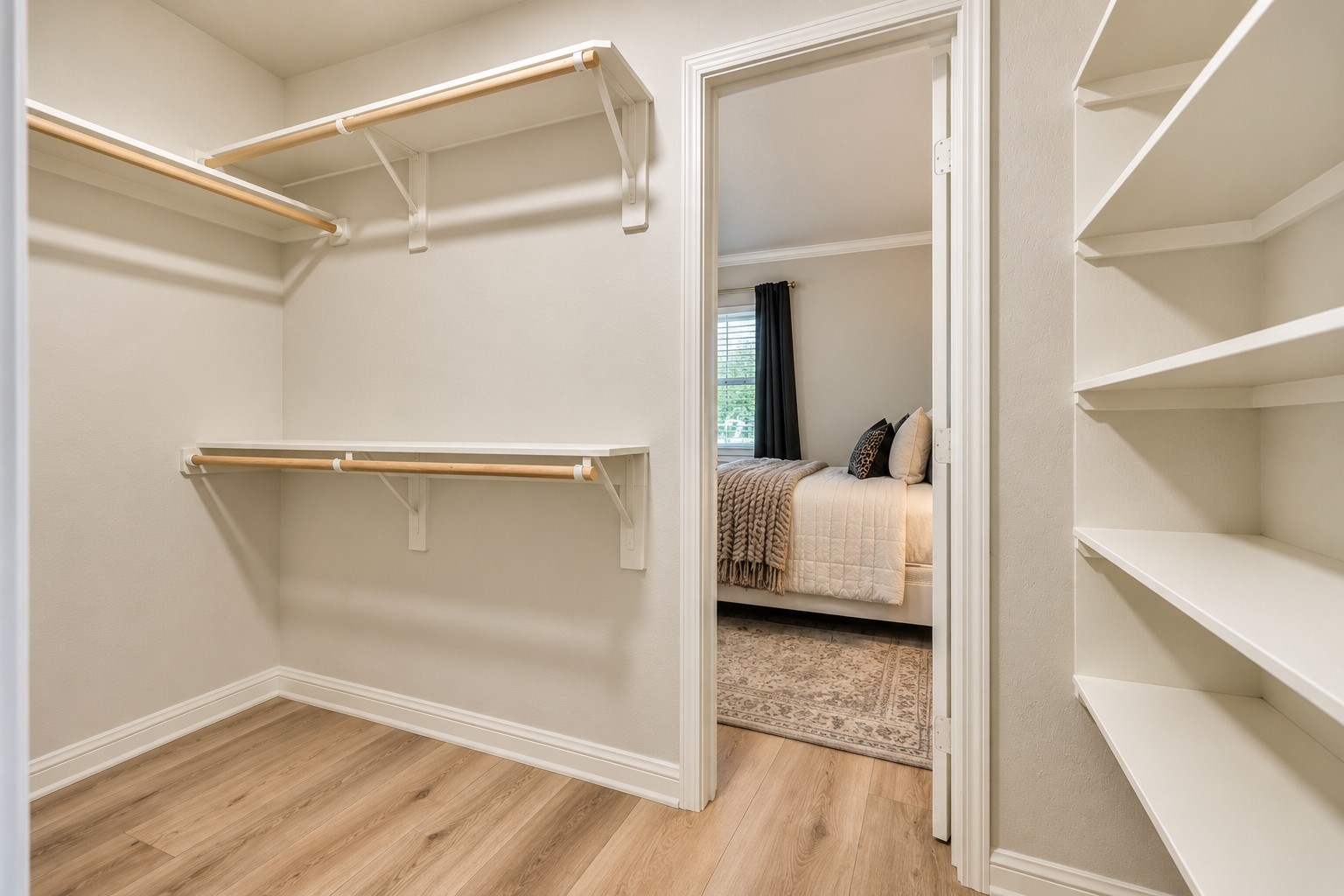 Jack & Jill Closet between Bedrooms 3 & 4
