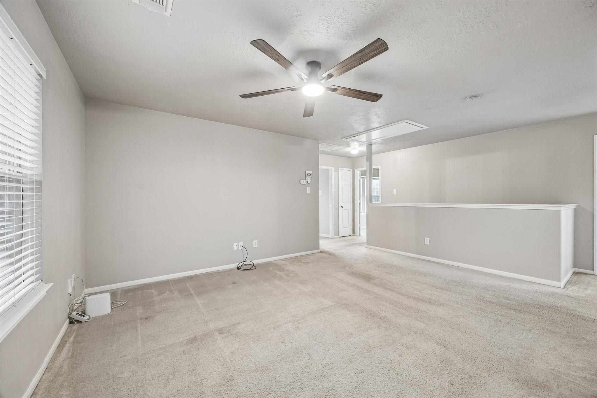 View of the game room