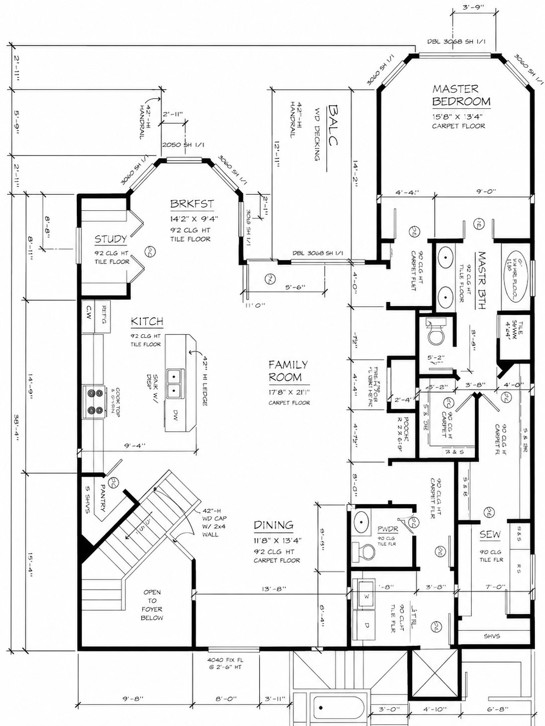 Floor plan - 2nd level. Seller has made some modifications since the home was built in 2001.