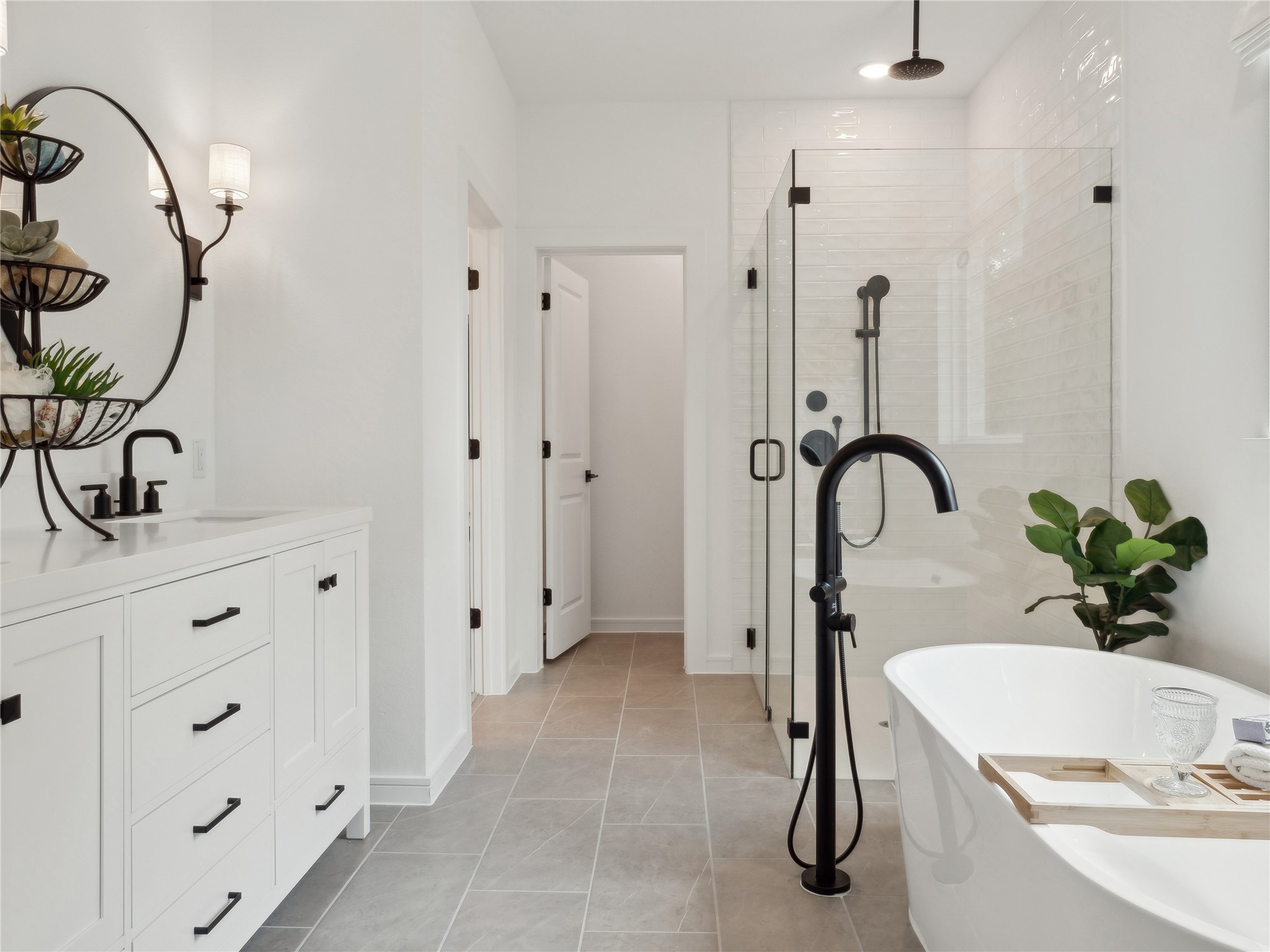 Serene primary bath (*Photo not of actual home and used for illustration purposes only.)