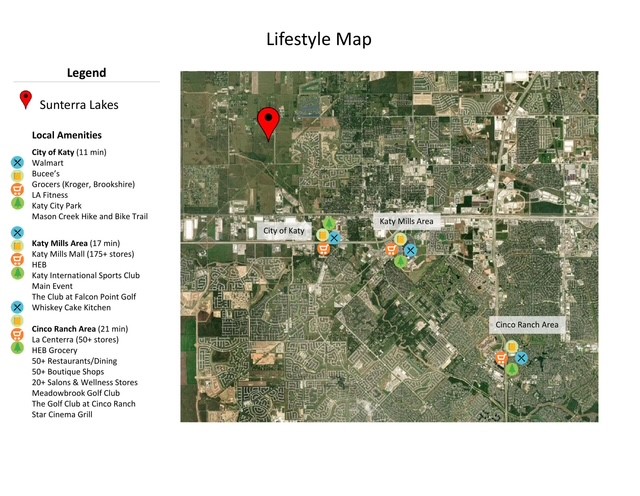 Sunterra Lifestyle Map